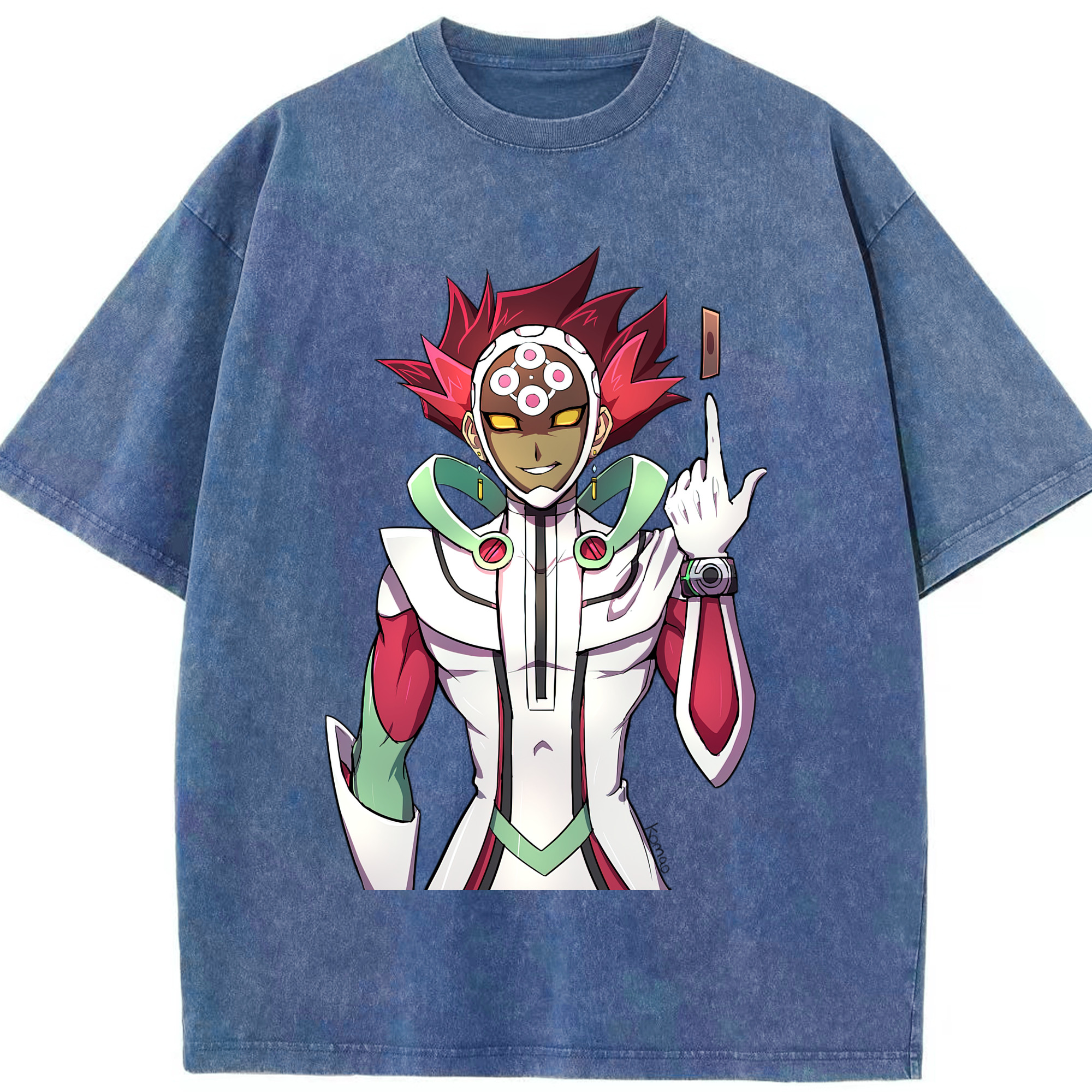 （画像用） 遊☆戯☆王 Yu-Gi-Oh! 綿100% ヴィンテージ風 半袖Tシャツ（フロントプリント）
