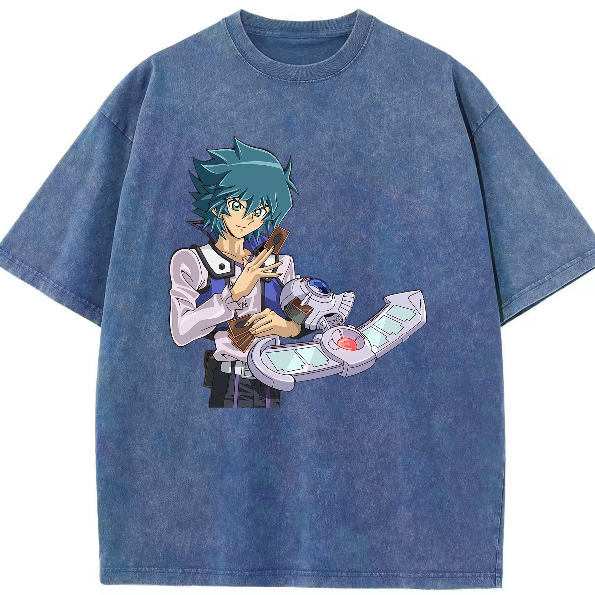 （画像用） 遊☆戯☆王 Yu-Gi-Oh! 綿100% ヴィンテージ風 半袖Tシャツ（フロントプリント）