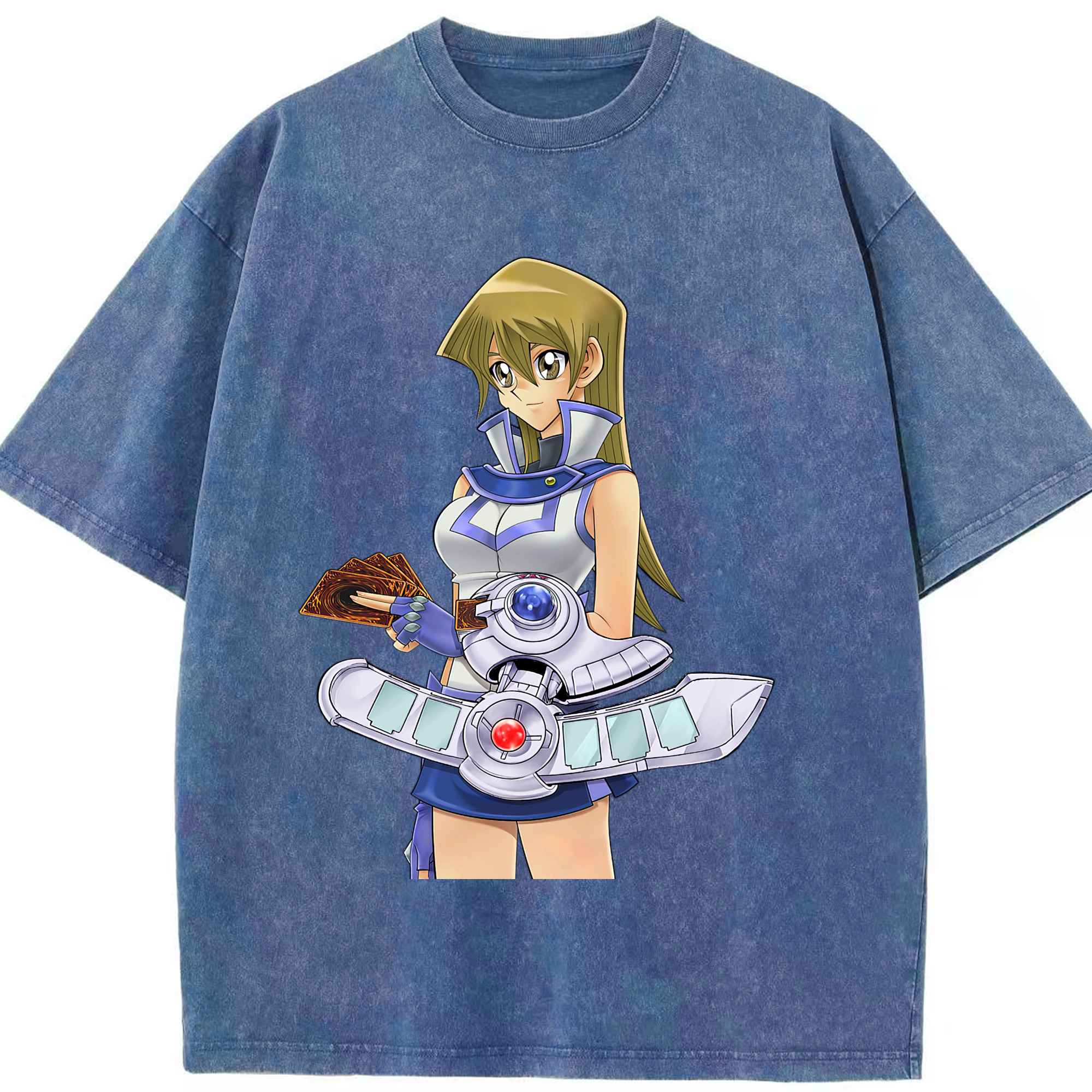 （画像用） 遊☆戯☆王 Yu-Gi-Oh! 綿100% ヴィンテージ風 半袖Tシャツ（フロントプリント）