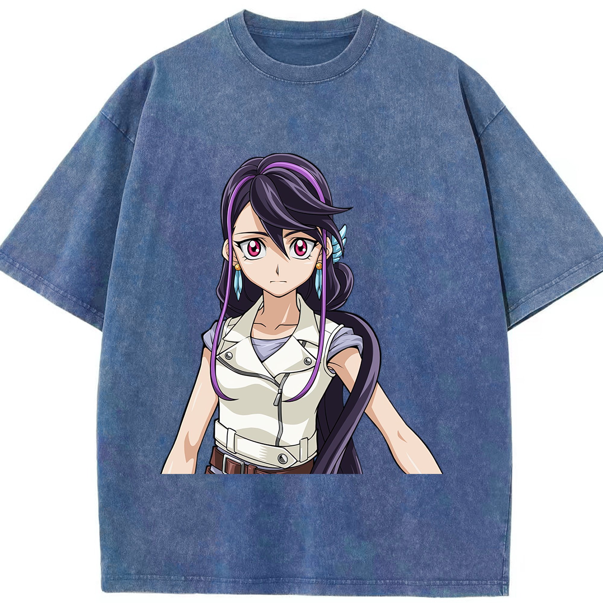 （画像用） 遊☆戯☆王 Yu-Gi-Oh! 綿100% ヴィンテージ風 半袖Tシャツ（フロントプリント）