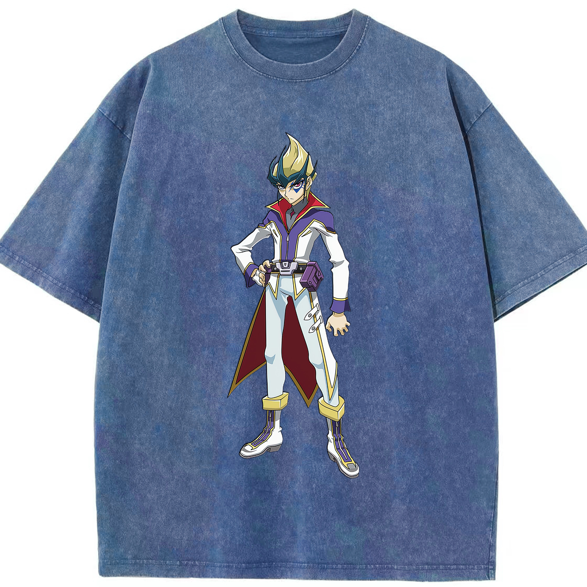 （画像用） 遊☆戯☆王 Yu-Gi-Oh! 綿100% ヴィンテージ風 半袖Tシャツ（フロントプリント）