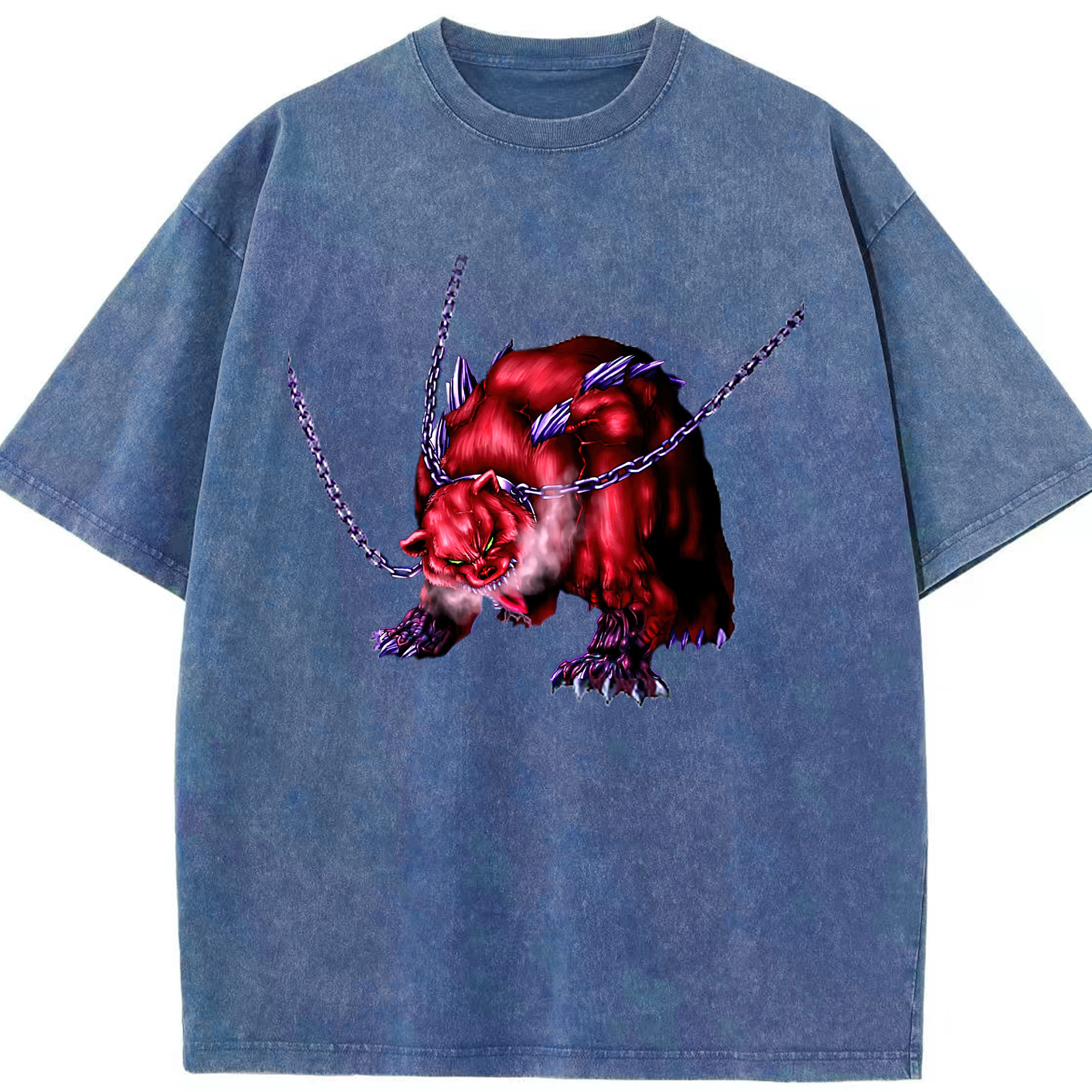（画像用） 遊☆戯☆王 Yu-Gi-Oh! 綿100% ヴィンテージ風 半袖Tシャツ（フロントプリント）