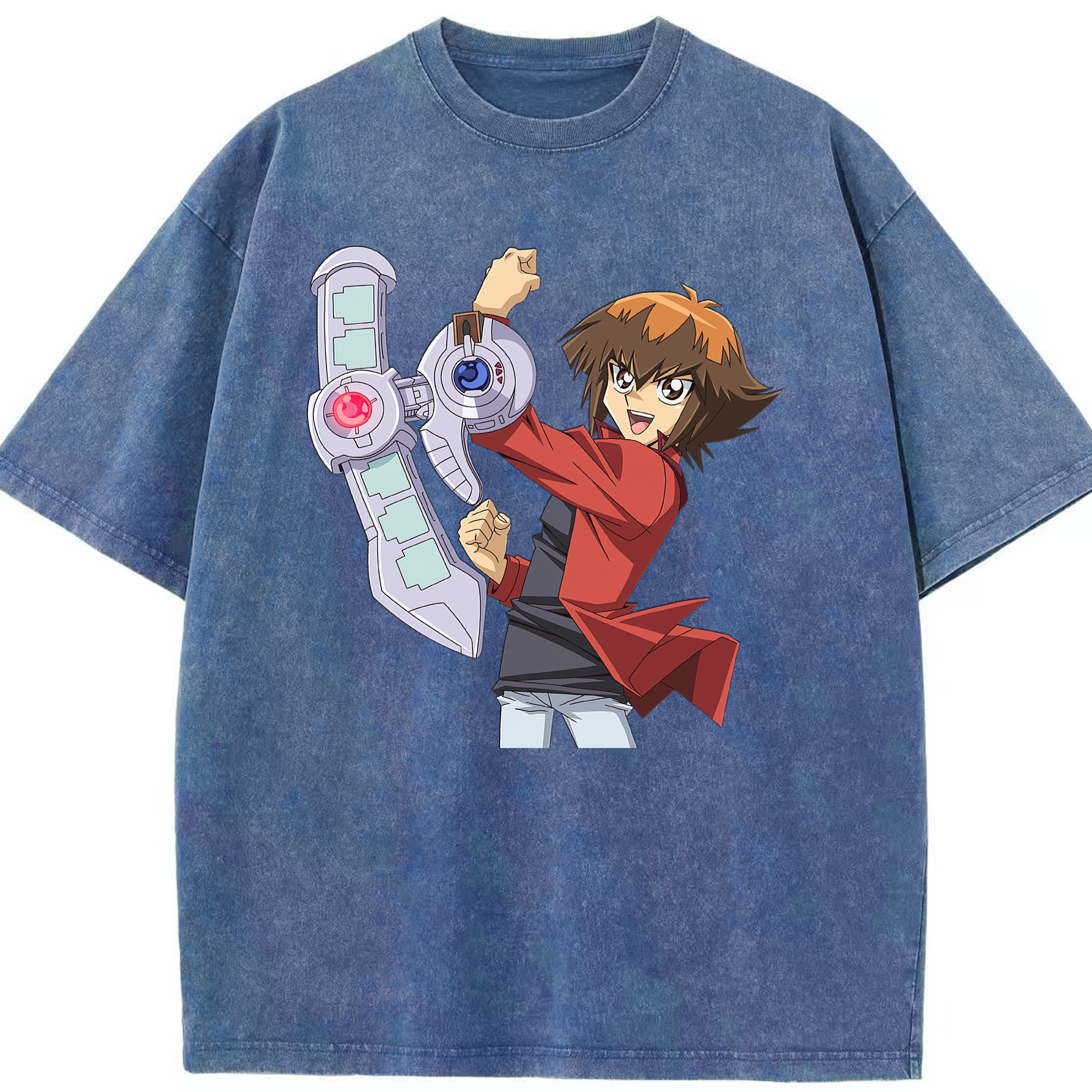 （画像用） 遊☆戯☆王 Yu-Gi-Oh! 綿100% ヴィンテージ風 半袖Tシャツ（フロントプリント）