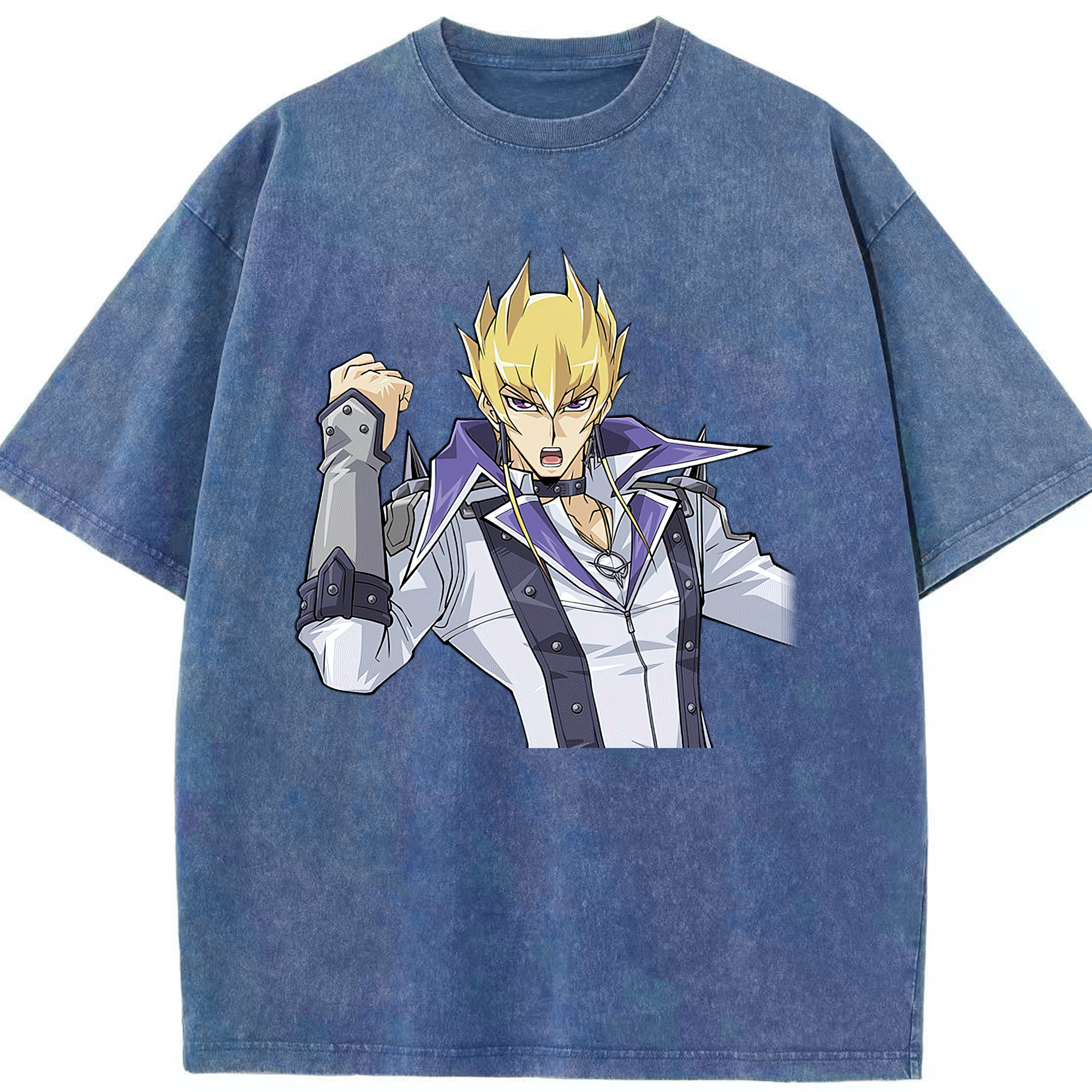 （画像用） 遊☆戯☆王 Yu-Gi-Oh! 綿100% ヴィンテージ風 半袖Tシャツ（フロントプリント）