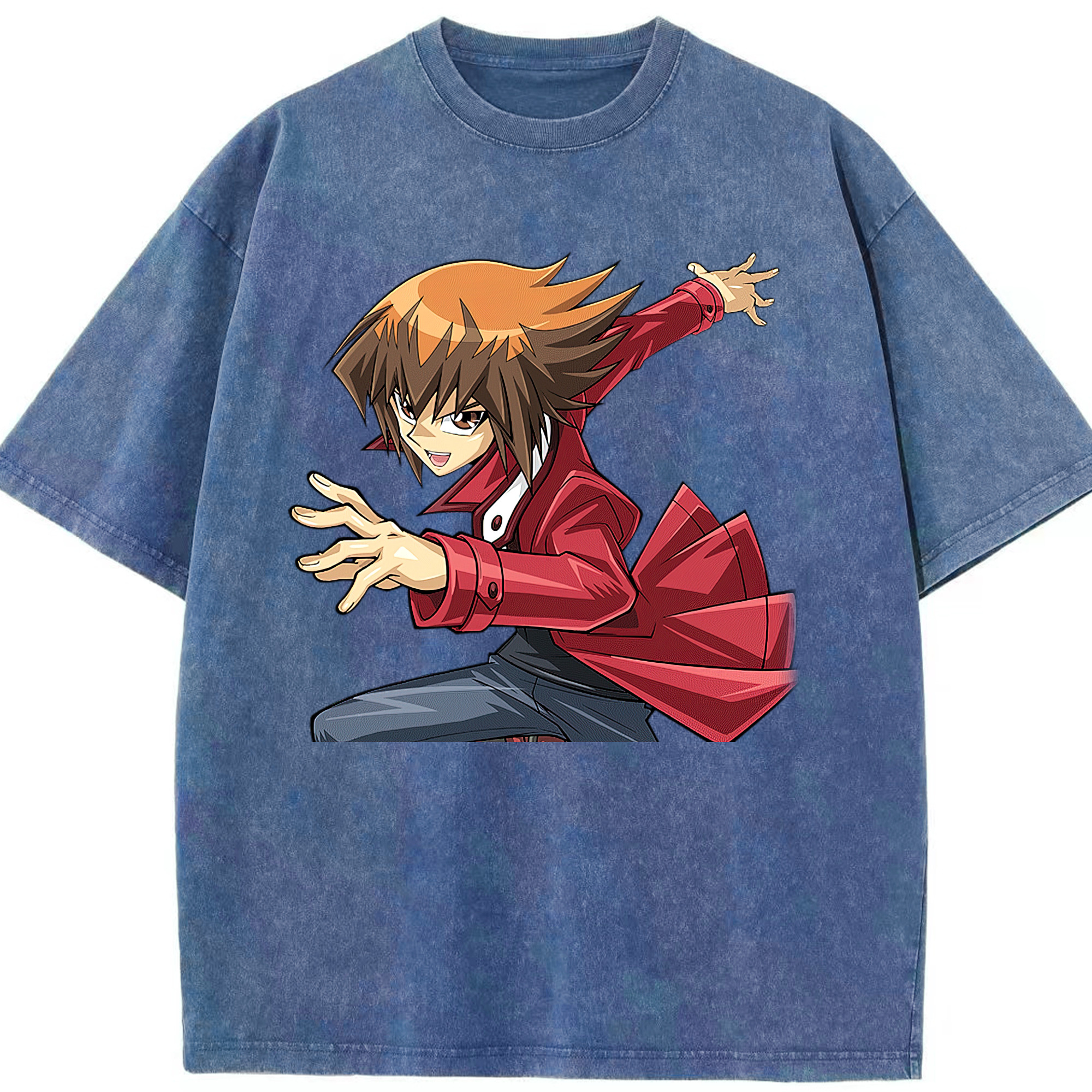 （画像用） 遊☆戯☆王 Yu-Gi-Oh! 綿100% ヴィンテージ風 半袖Tシャツ（フロントプリント）