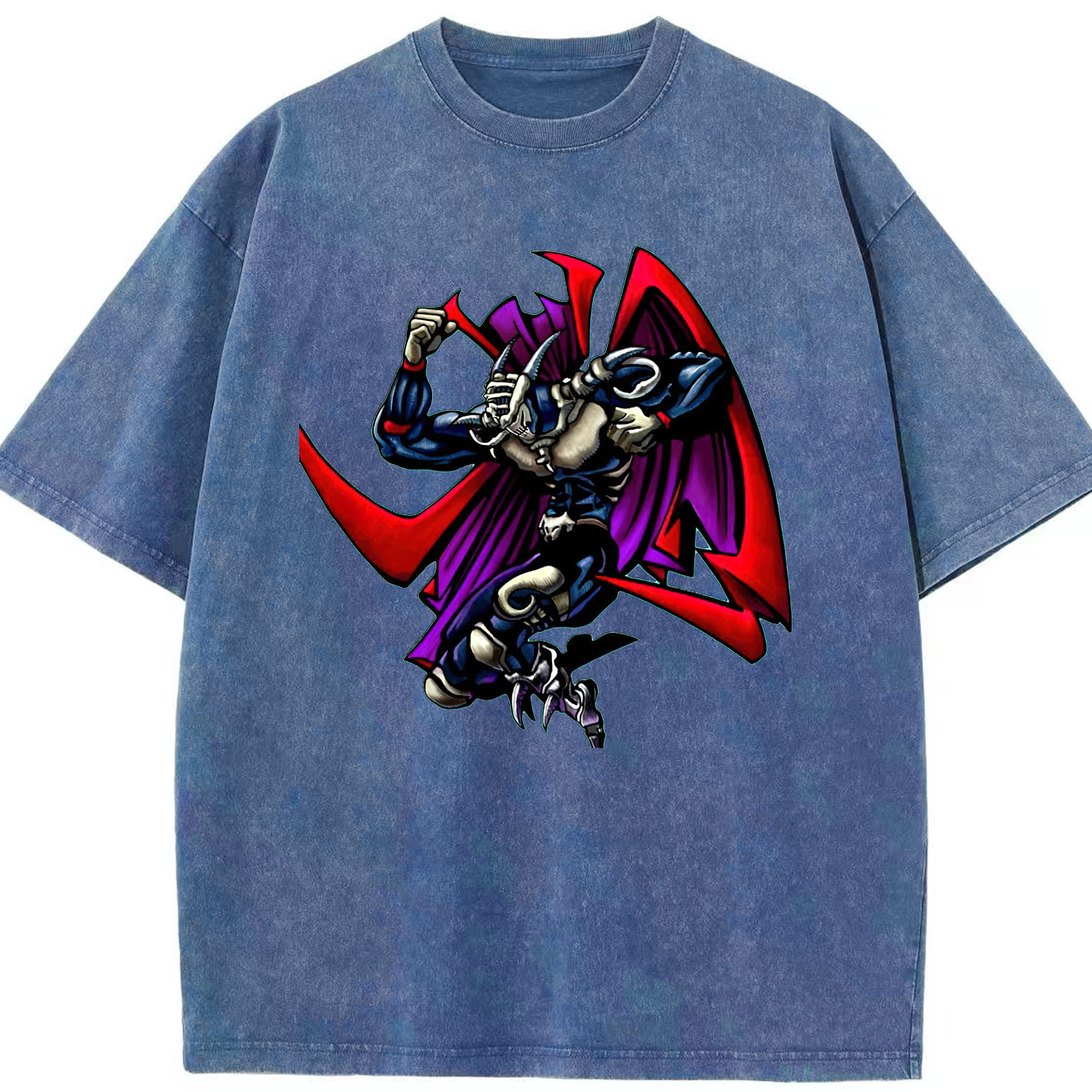 （画像用） 遊☆戯☆王 Yu-Gi-Oh! 綿100% ヴィンテージ風 半袖Tシャツ（フロントプリント）