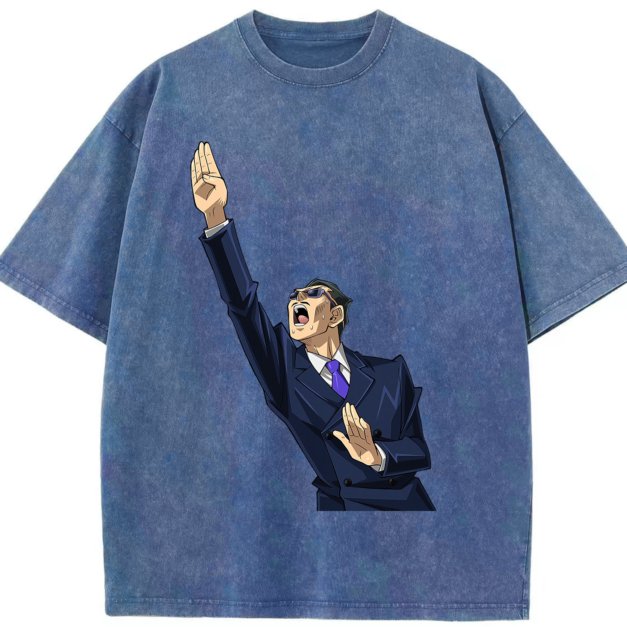 （画像用） 遊☆戯☆王 Yu-Gi-Oh! 綿100% ヴィンテージ風 半袖Tシャツ（フロントプリント）