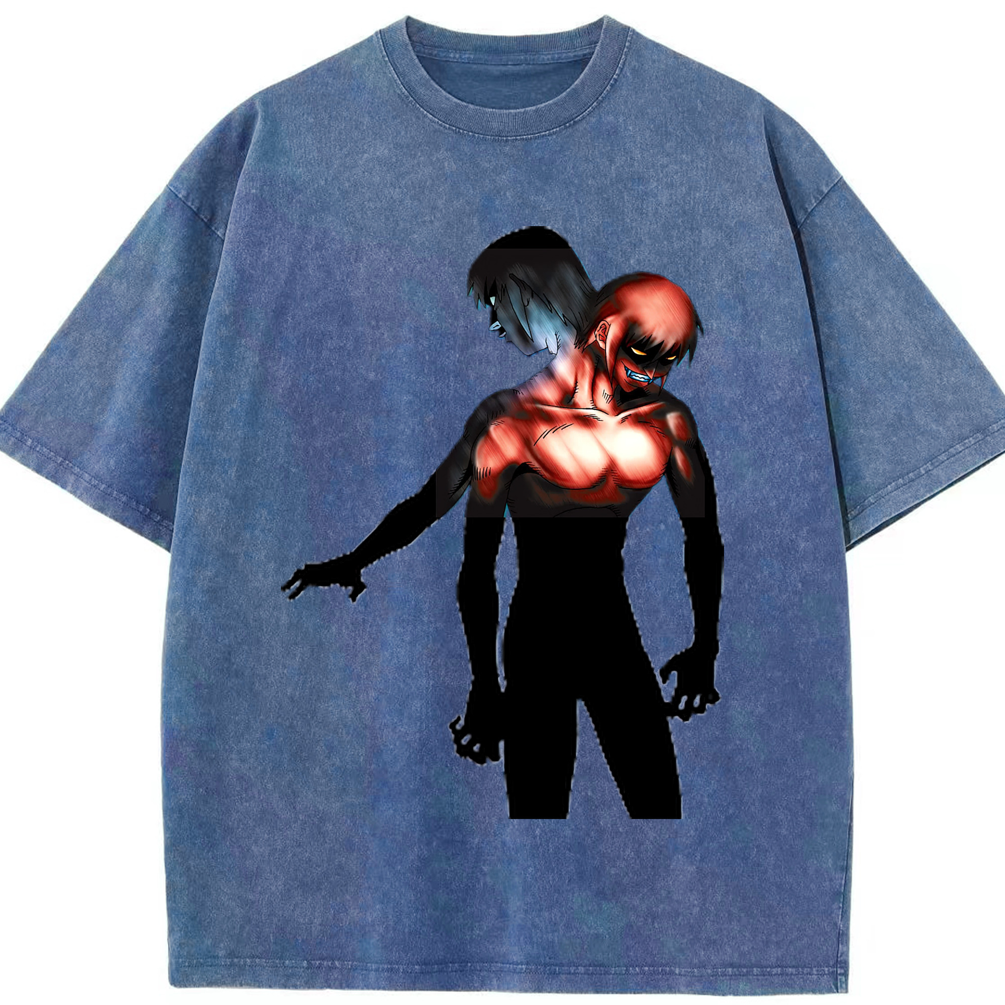 （画像用） 遊☆戯☆王 Yu-Gi-Oh! 綿100% ヴィンテージ風 半袖Tシャツ（フロントプリント）