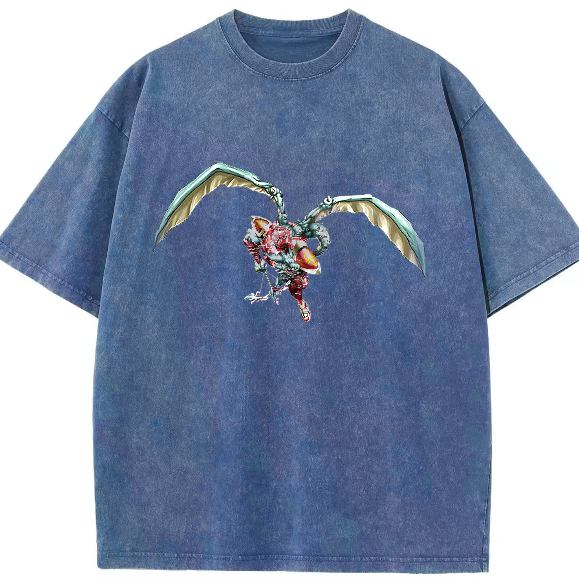 （画像用） 遊☆戯☆王 Yu-Gi-Oh! 綿100% ヴィンテージ風 半袖Tシャツ（フロントプリント）