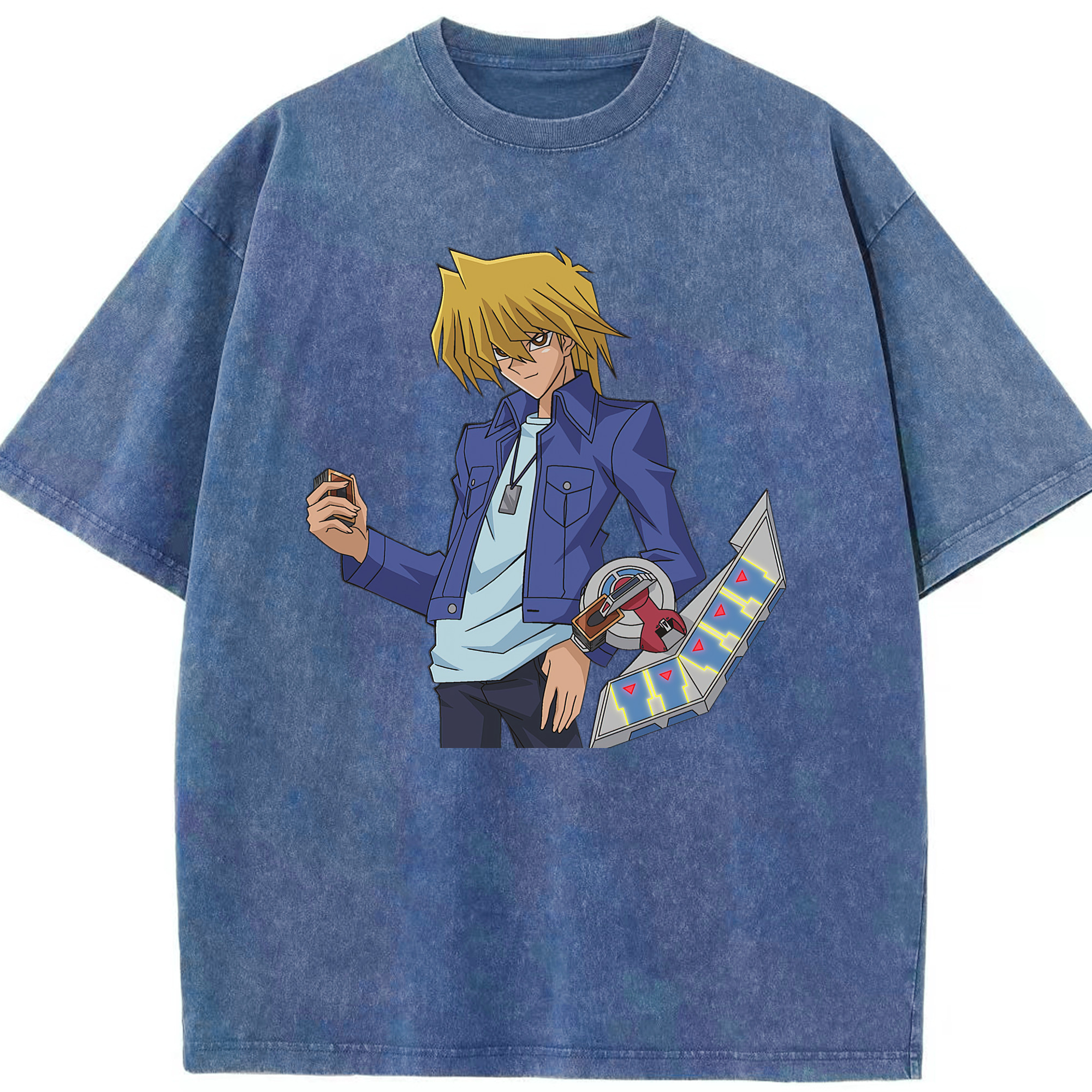 （画像用） 遊☆戯☆王 Yu-Gi-Oh! 綿100% ヴィンテージ風 半袖Tシャツ（フロントプリント）