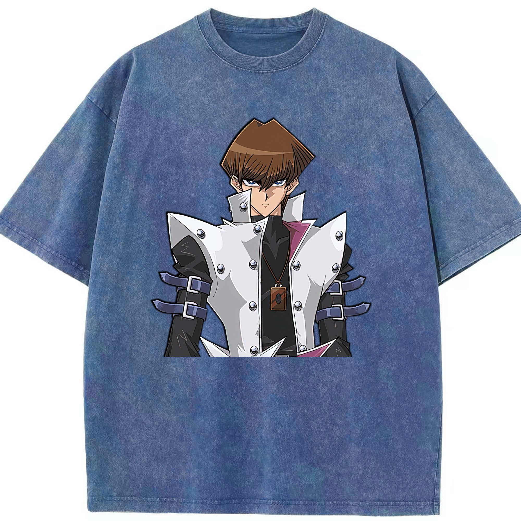 （画像用） 遊☆戯☆王 Yu-Gi-Oh! 綿100% ヴィンテージ風 半袖Tシャツ（フロントプリント）