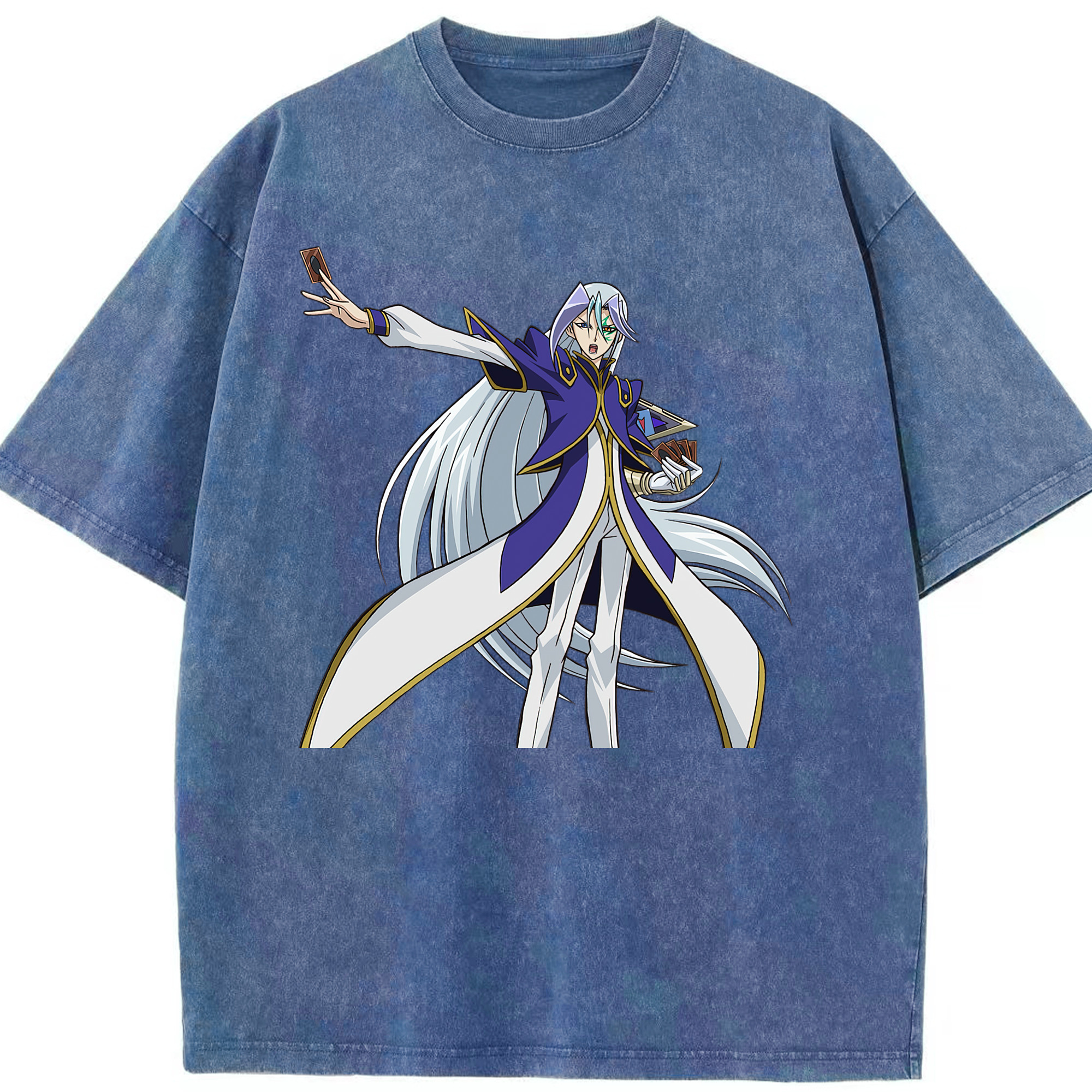 （画像用） 遊☆戯☆王 Yu-Gi-Oh! 綿100% ヴィンテージ風 半袖Tシャツ（フロントプリント）
