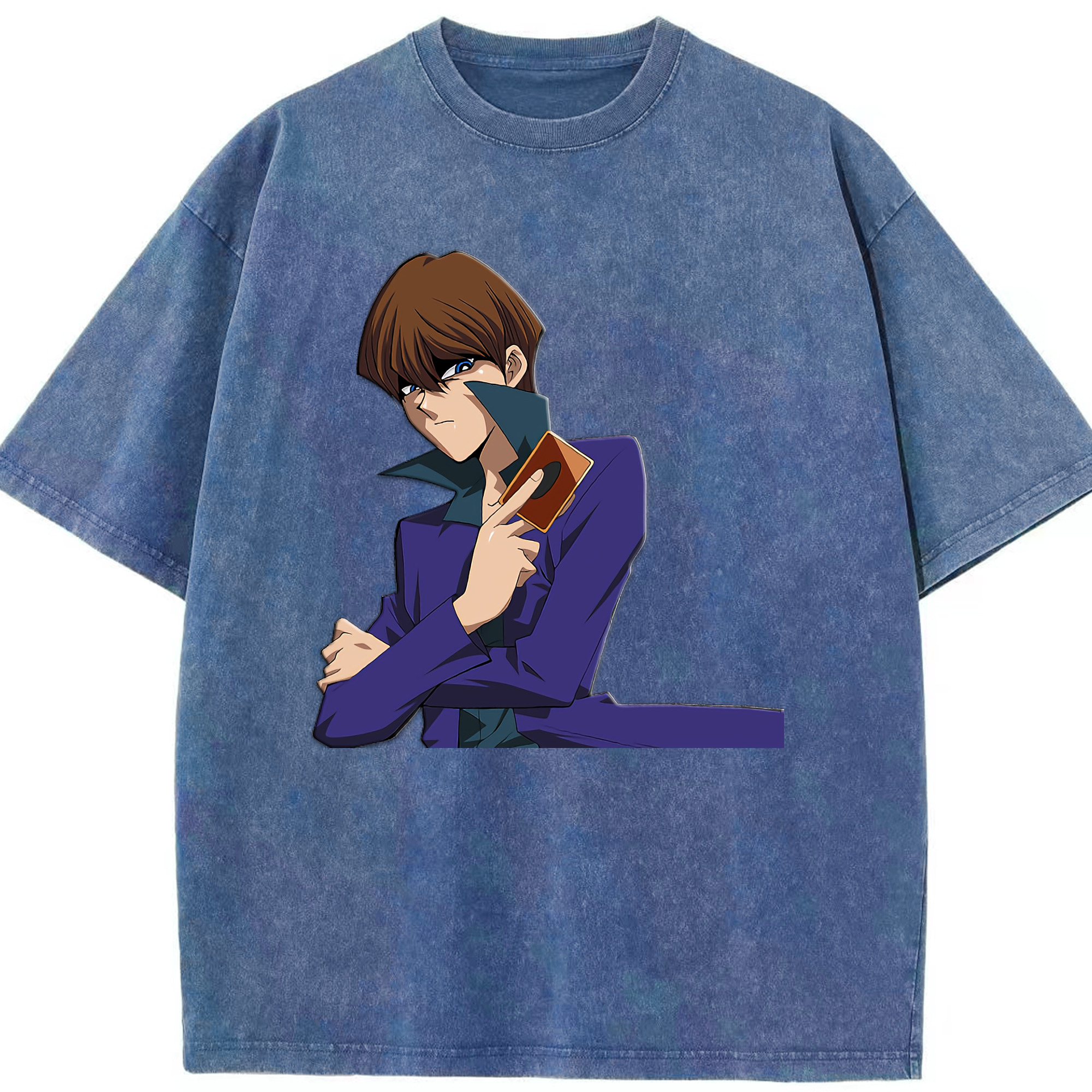 （画像用） 遊☆戯☆王 Yu-Gi-Oh! 綿100% ヴィンテージ風 半袖Tシャツ（フロントプリント）
