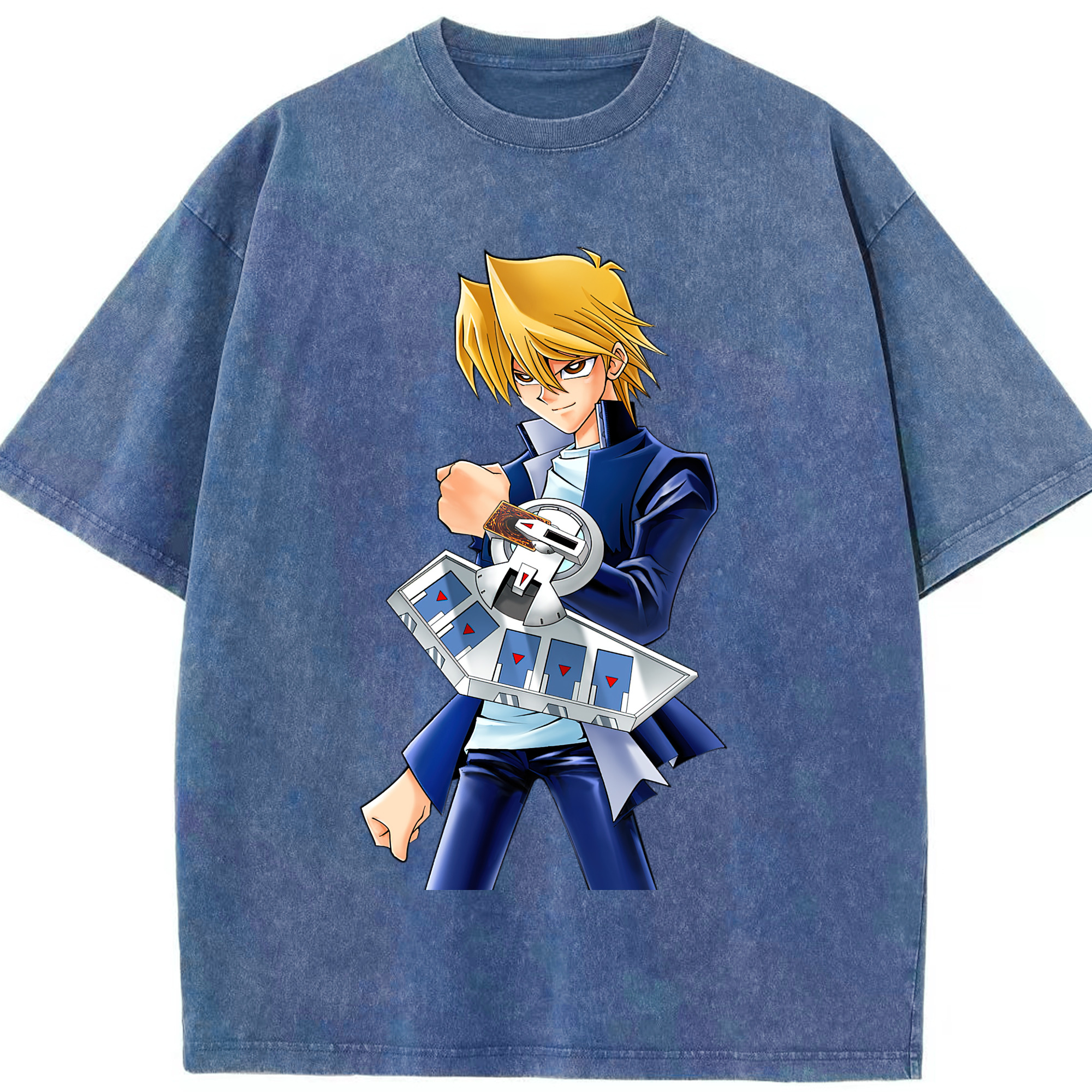 （画像用） 遊☆戯☆王 Yu-Gi-Oh! 綿100% ヴィンテージ風 半袖Tシャツ（フロントプリント）