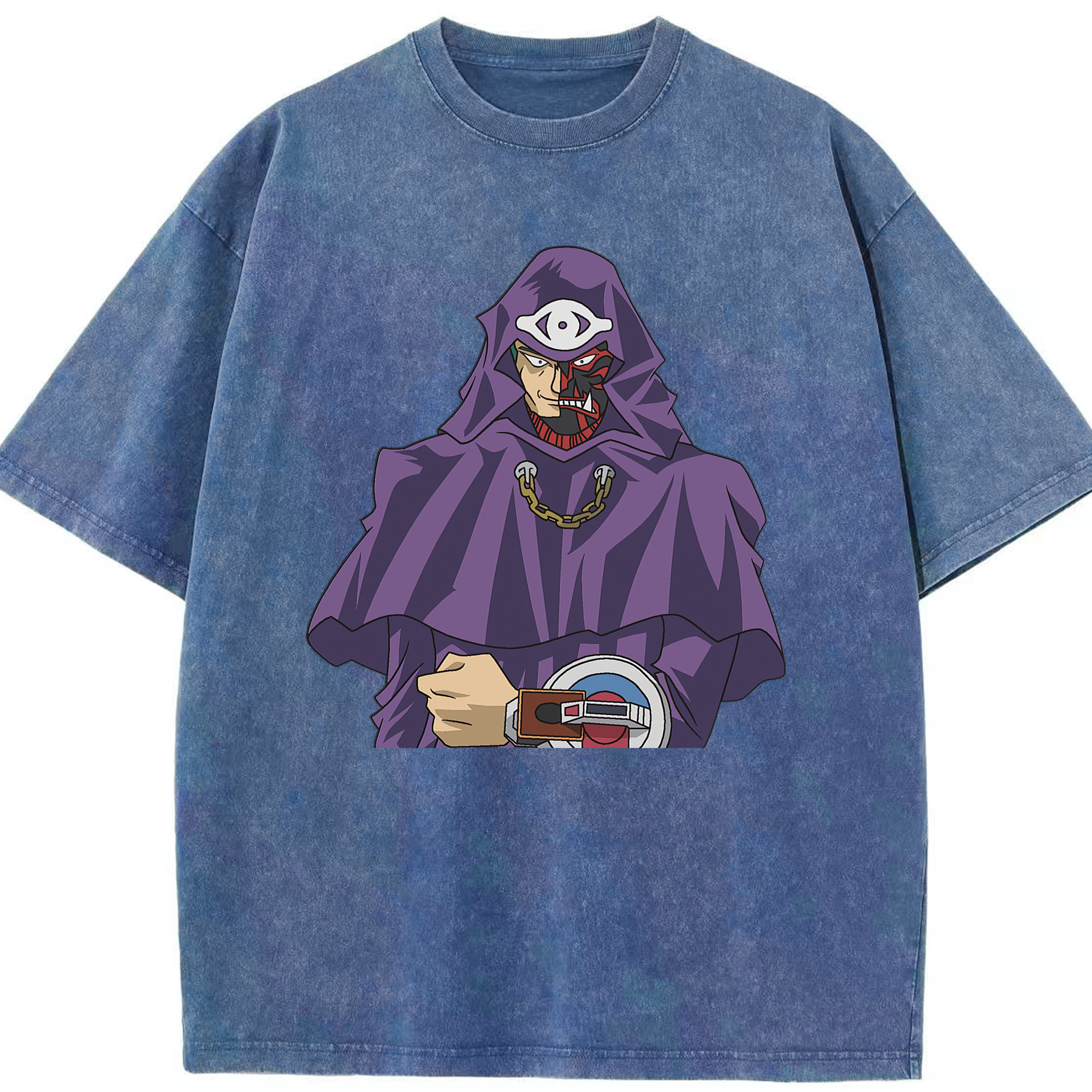 （画像用） 遊☆戯☆王 Yu-Gi-Oh! 綿100% ヴィンテージ風 半袖Tシャツ（フロントプリント）