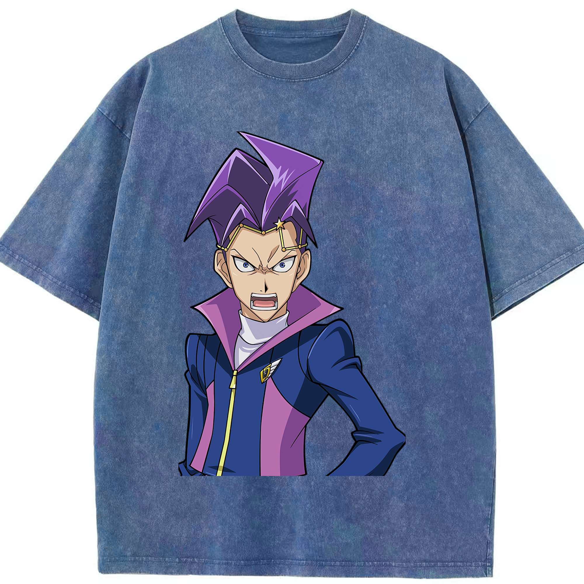 （画像用） 遊☆戯☆王 Yu-Gi-Oh! 綿100% ヴィンテージ風 半袖Tシャツ（フロントプリント）
