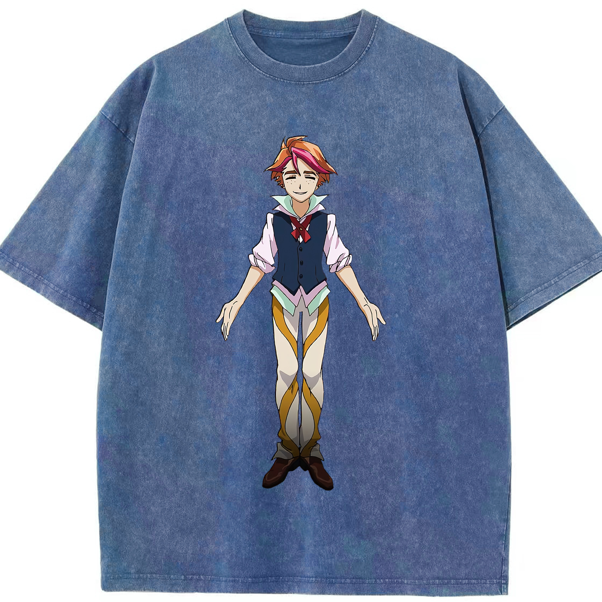 （画像用） 遊☆戯☆王 Yu-Gi-Oh! 綿100% ヴィンテージ風 半袖Tシャツ（フロントプリント）