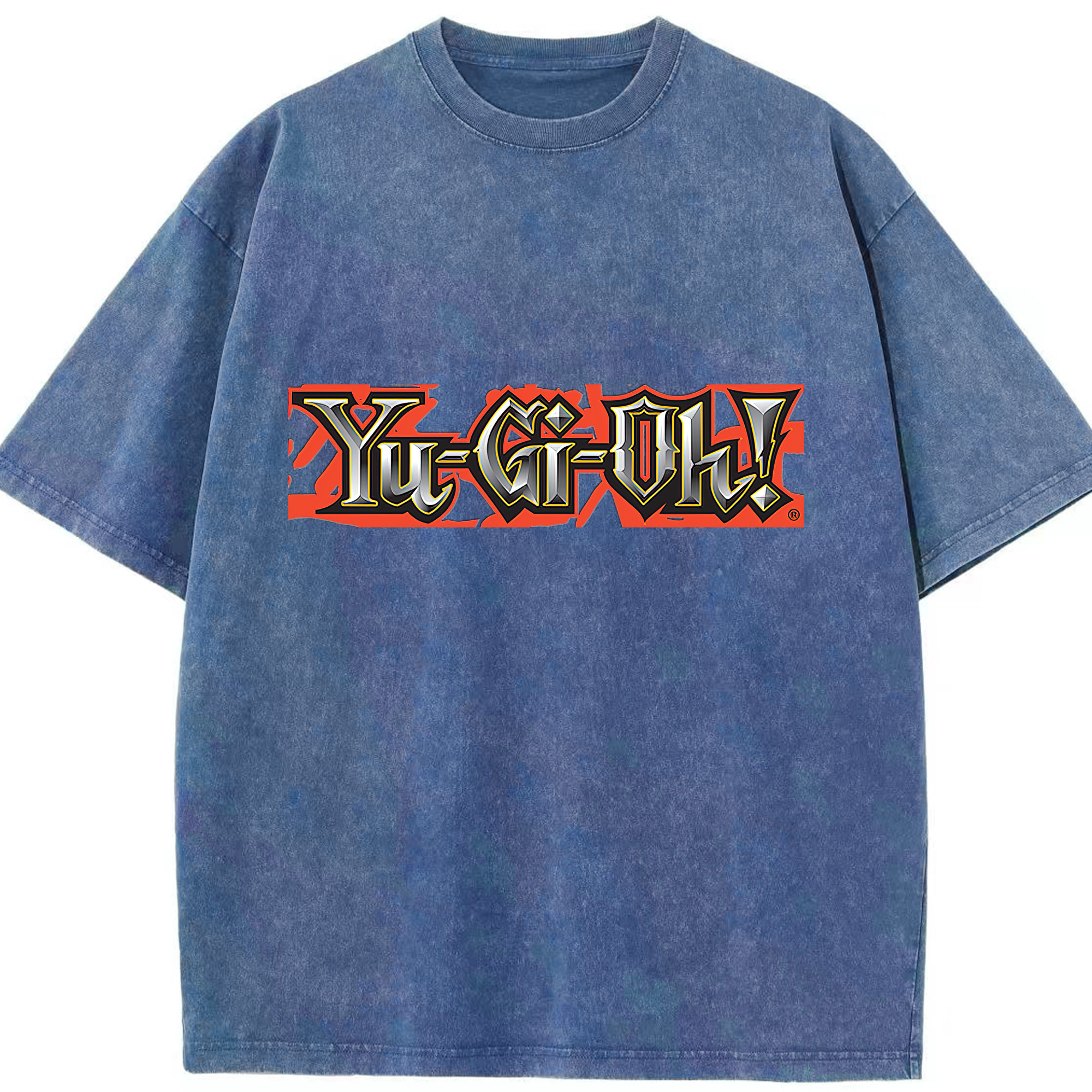 （画像用） 遊☆戯☆王 Yu-Gi-Oh! 綿100% ヴィンテージ風 半袖Tシャツ（フロントプリント）