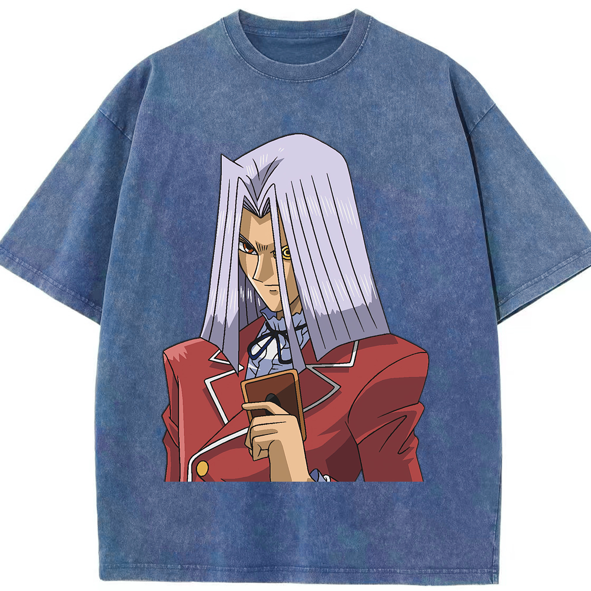 （画像用） 遊☆戯☆王 Yu-Gi-Oh! 綿100% ヴィンテージ風 半袖Tシャツ（フロントプリント）
