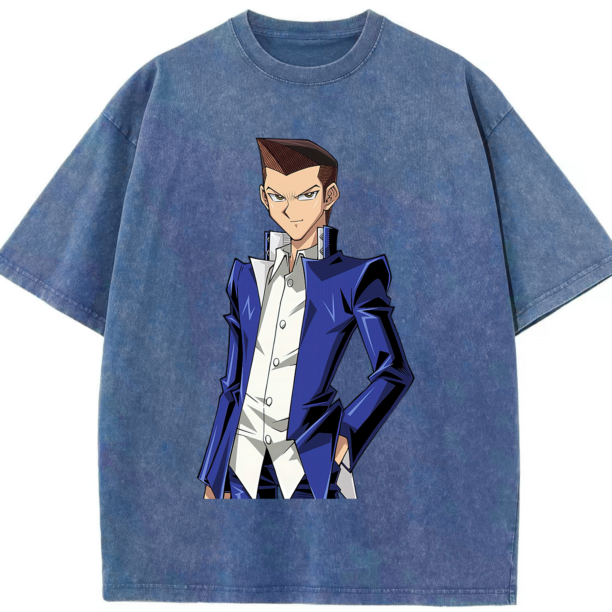 （画像用） 遊☆戯☆王 Yu-Gi-Oh! 綿100% ヴィンテージ風 半袖Tシャツ（フロントプリント）