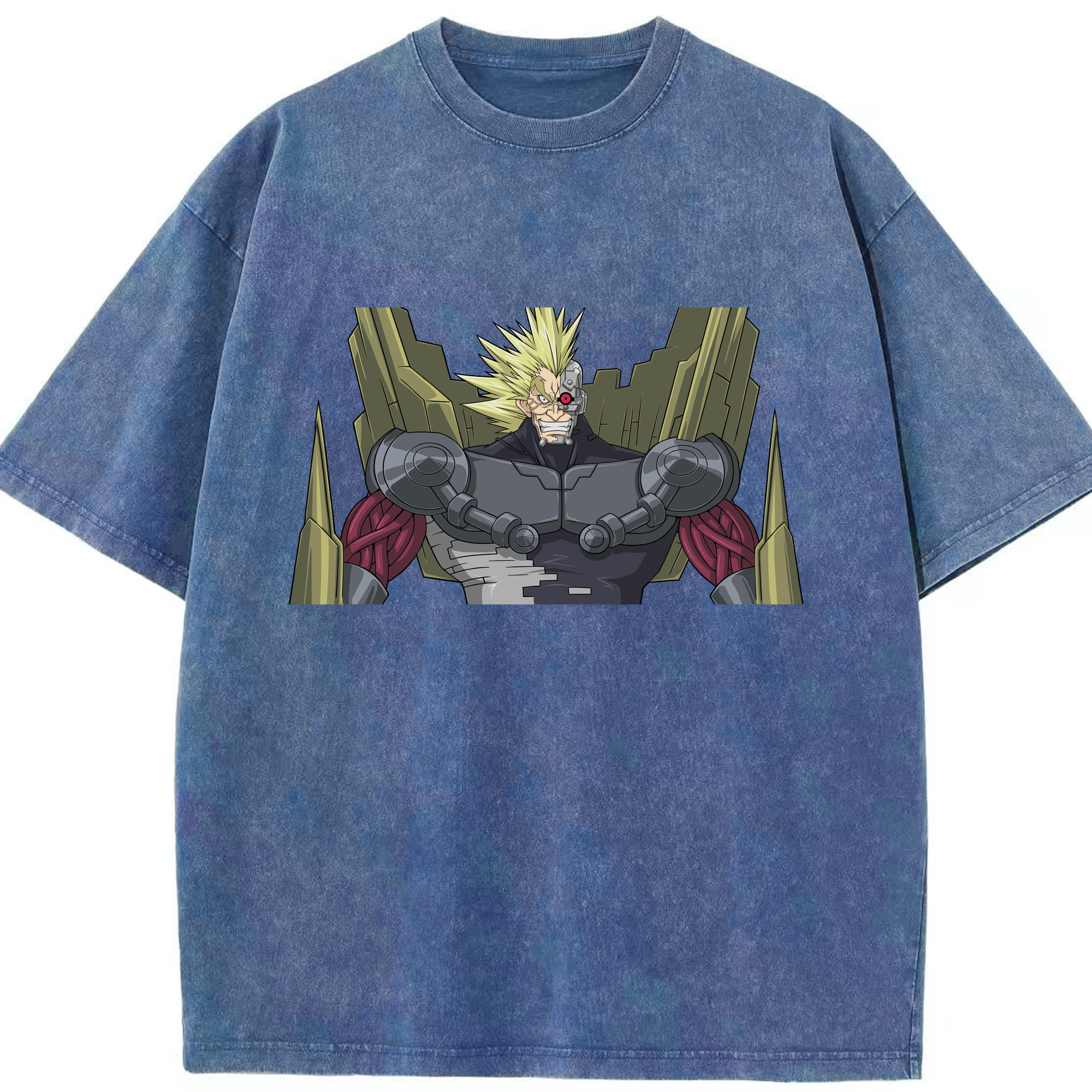 （画像用） 遊☆戯☆王 Yu-Gi-Oh! 綿100% ヴィンテージ風 半袖Tシャツ（フロントプリント）