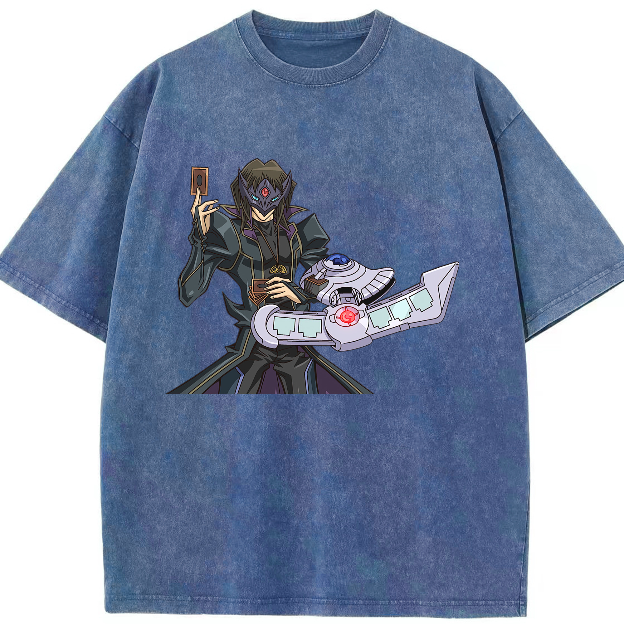 （画像用） 遊☆戯☆王 Yu-Gi-Oh! 綿100% ヴィンテージ風 半袖Tシャツ（フロントプリント）