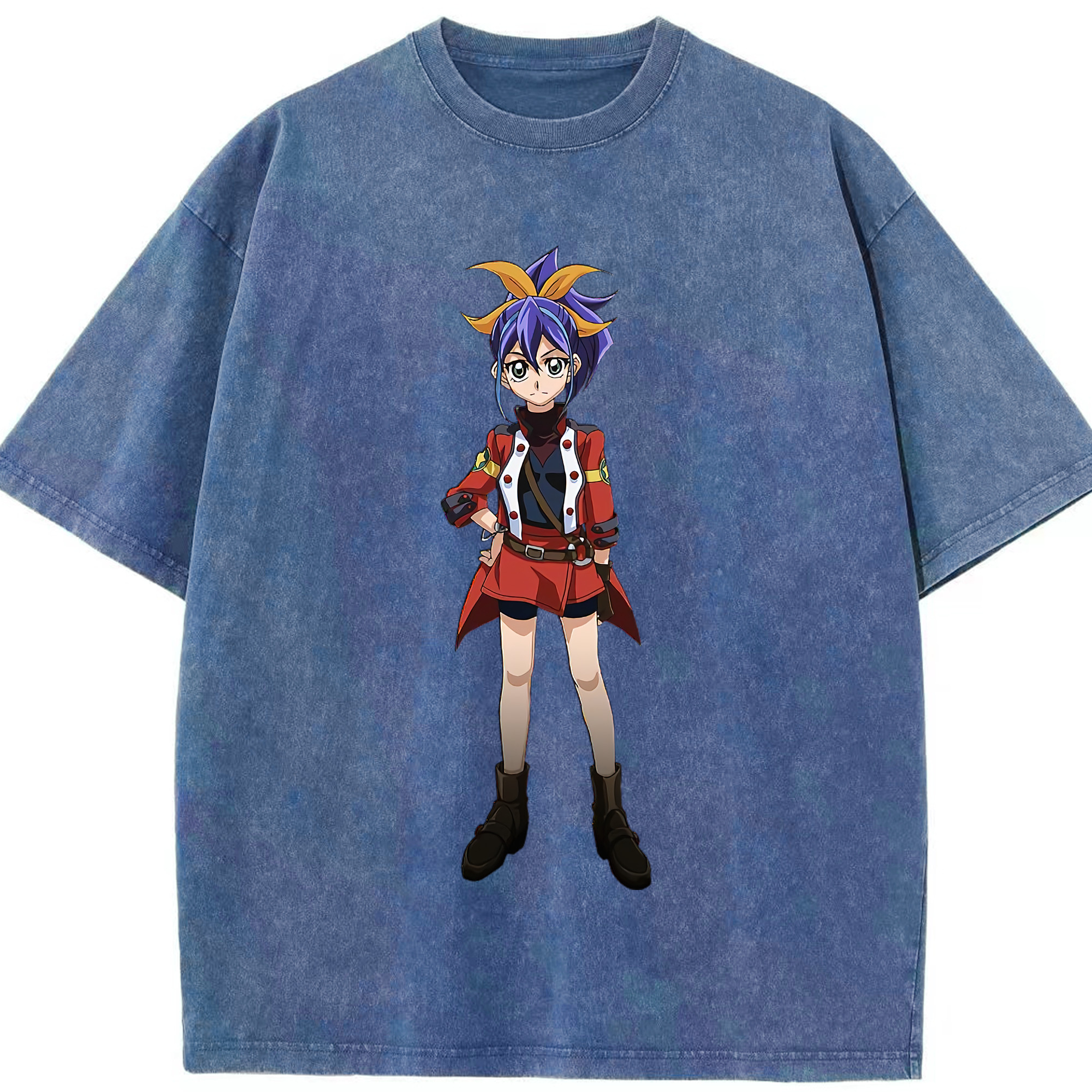 （画像用） 遊☆戯☆王 Yu-Gi-Oh! 綿100% ヴィンテージ風 半袖Tシャツ（フロントプリント）