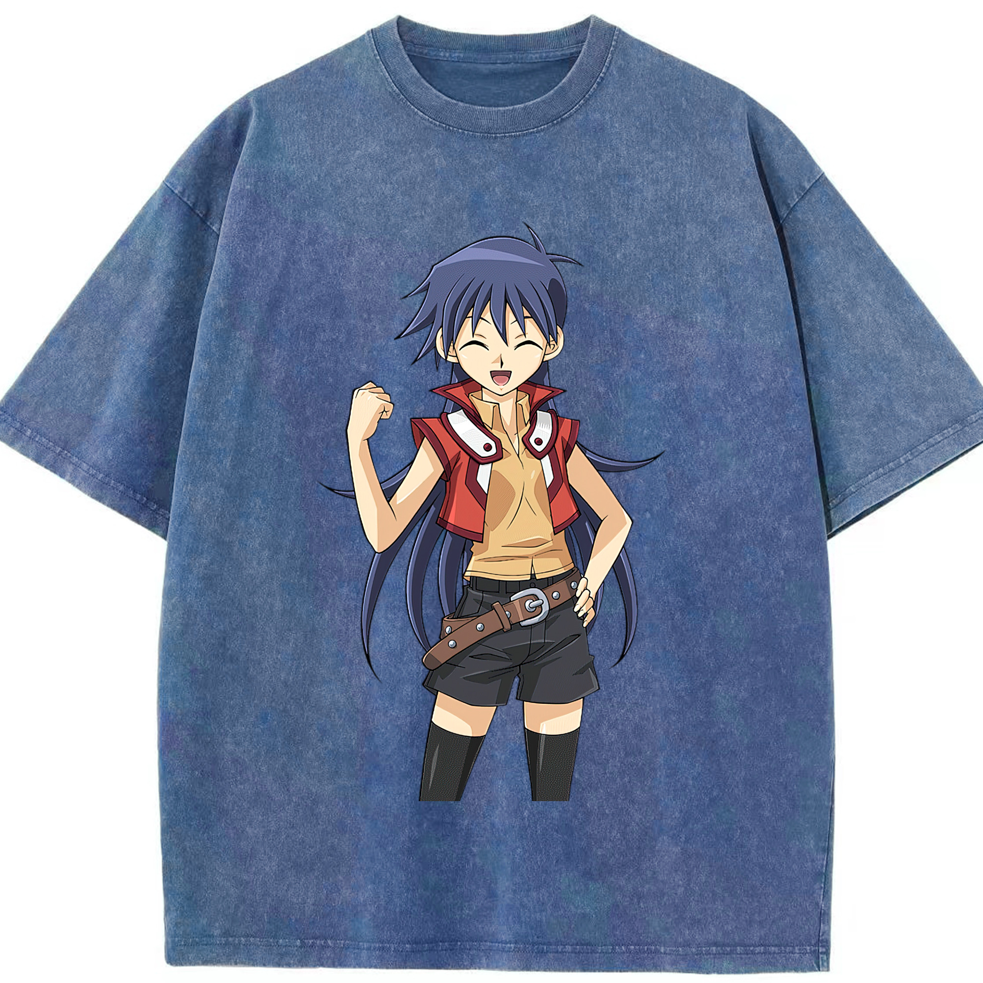 （画像用） 遊☆戯☆王 Yu-Gi-Oh! 綿100% ヴィンテージ風 半袖Tシャツ（フロントプリント）