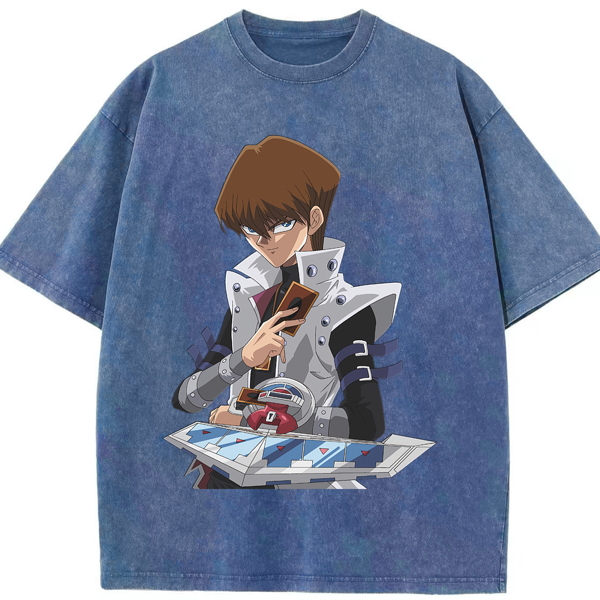 （画像用） 遊☆戯☆王 Yu-Gi-Oh! 綿100% ヴィンテージ風 半袖Tシャツ（フロントプリント）