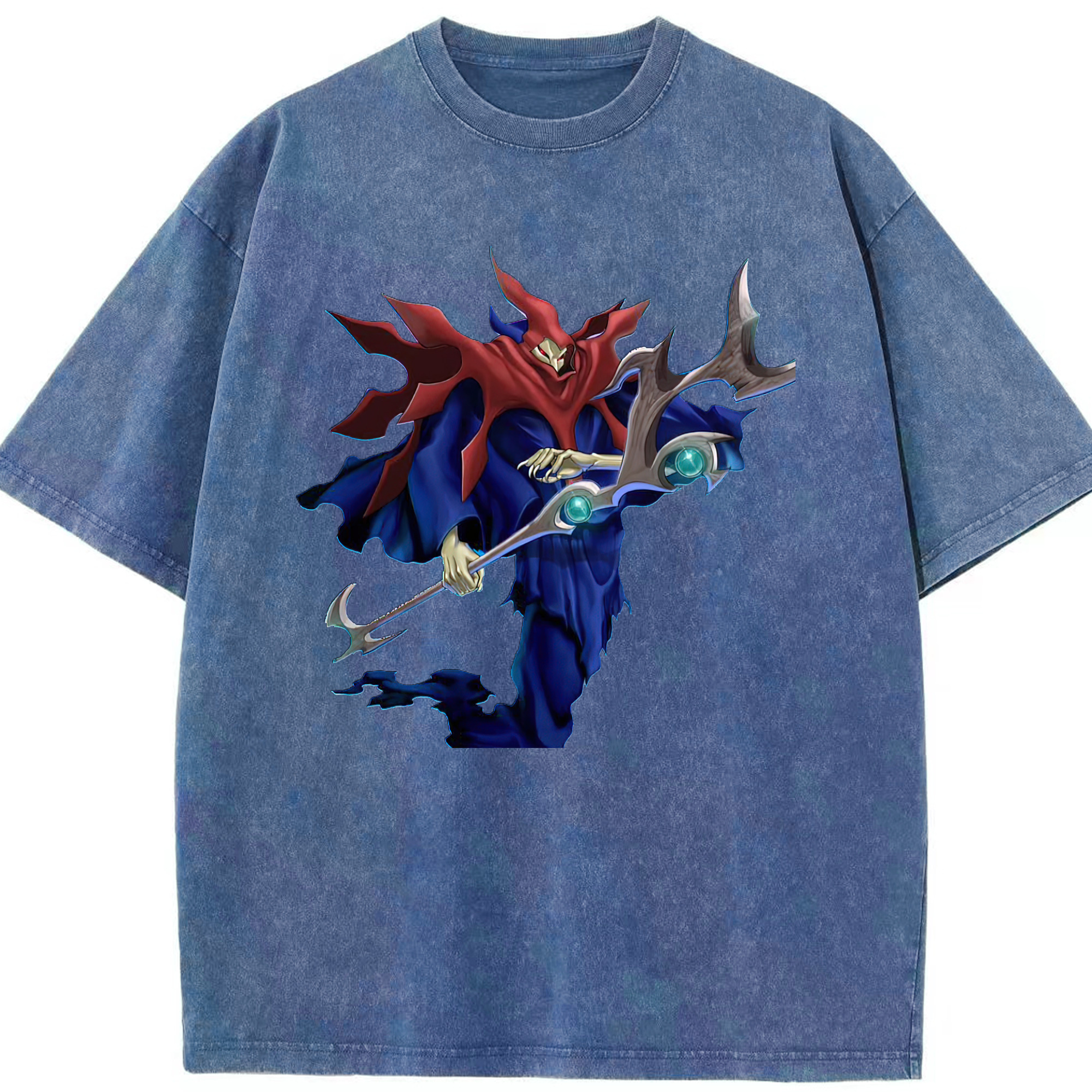 （画像用） 遊☆戯☆王 Yu-Gi-Oh! 綿100% ヴィンテージ風 半袖Tシャツ（フロントプリント）