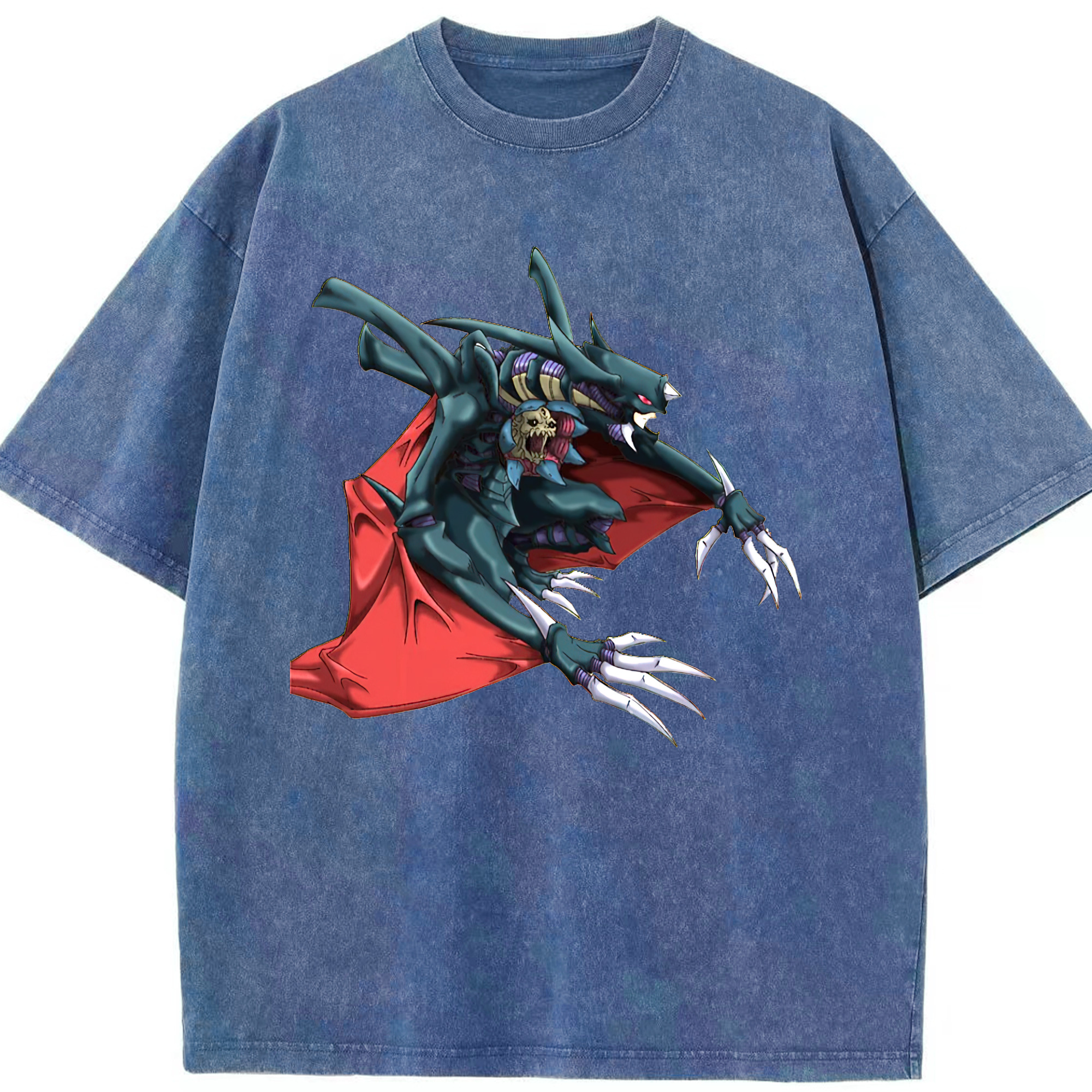 （画像用） 遊☆戯☆王 Yu-Gi-Oh! 綿100% ヴィンテージ風 半袖Tシャツ（フロントプリント）