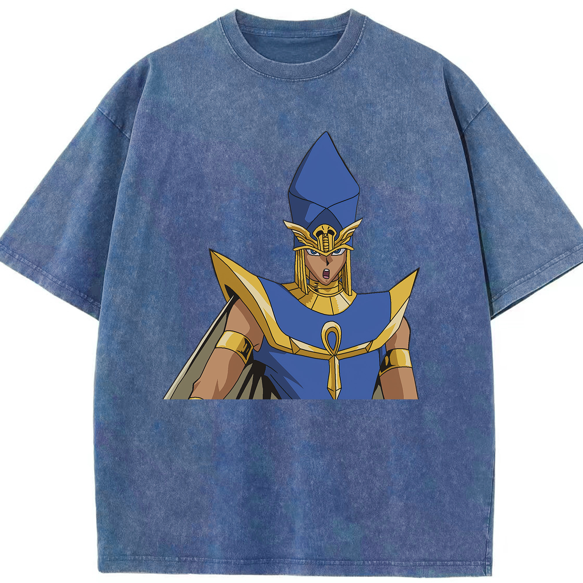 （画像用） 遊☆戯☆王 Yu-Gi-Oh! 綿100% ヴィンテージ風 半袖Tシャツ（フロントプリント）