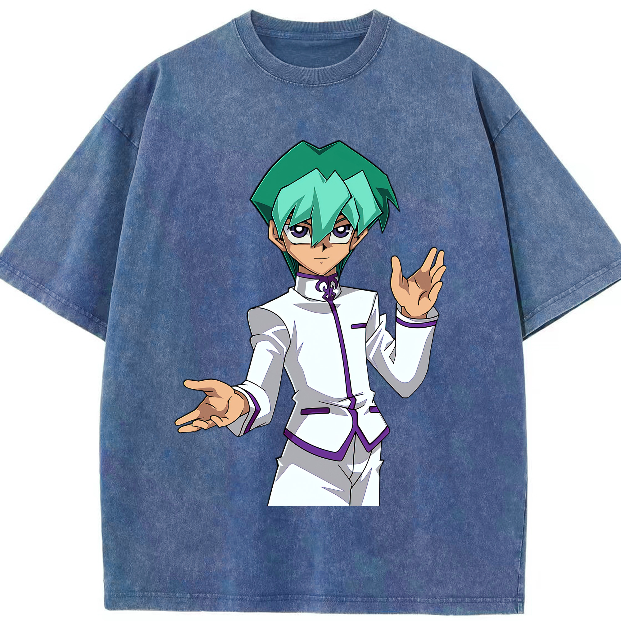 （画像用） 遊☆戯☆王 Yu-Gi-Oh! 綿100% ヴィンテージ風 半袖Tシャツ（フロントプリント）