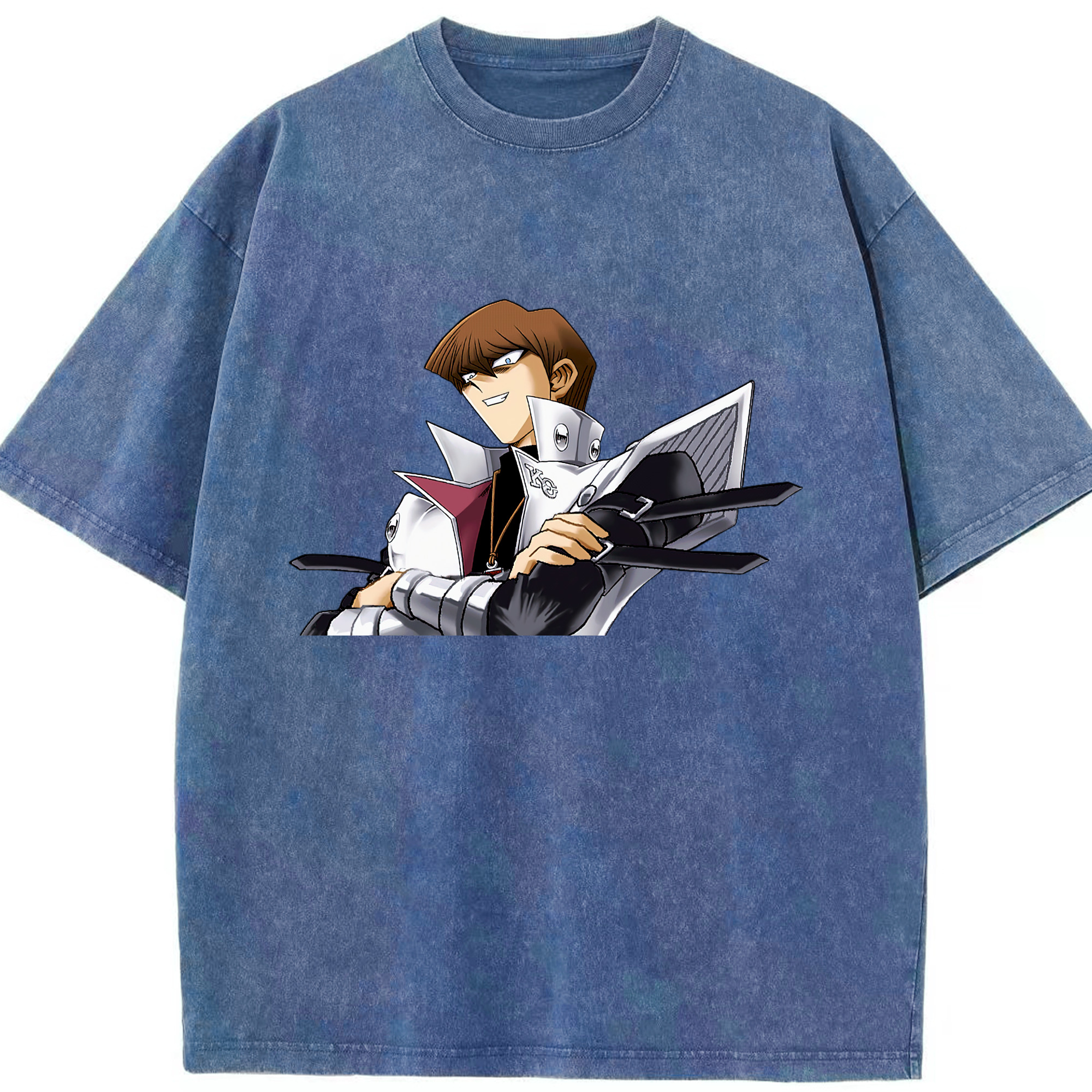 （画像用） 遊☆戯☆王 Yu-Gi-Oh! 綿100% ヴィンテージ風 半袖Tシャツ（フロントプリント）