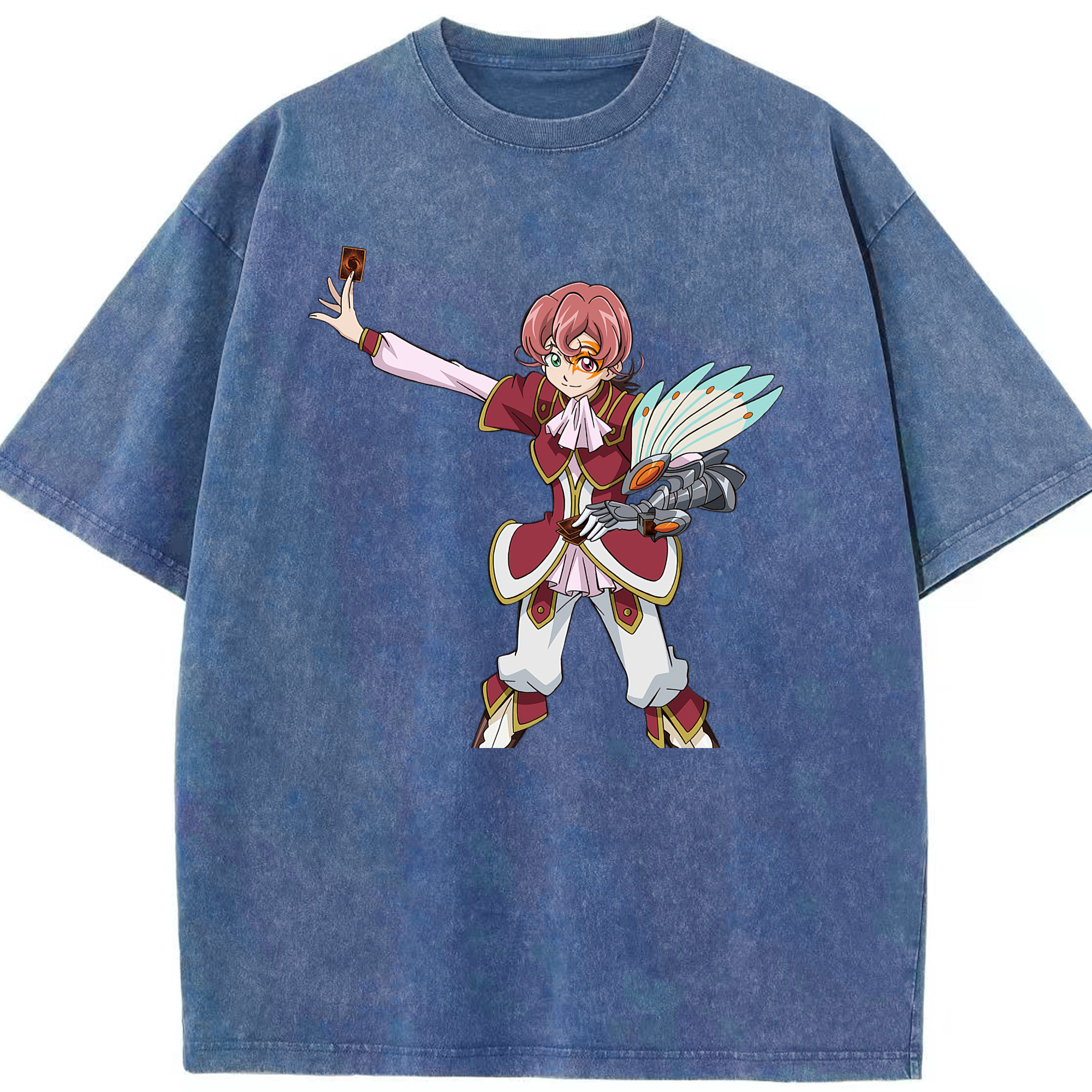 （画像用） 遊☆戯☆王 Yu-Gi-Oh! 綿100% ヴィンテージ風 半袖Tシャツ（フロントプリント）