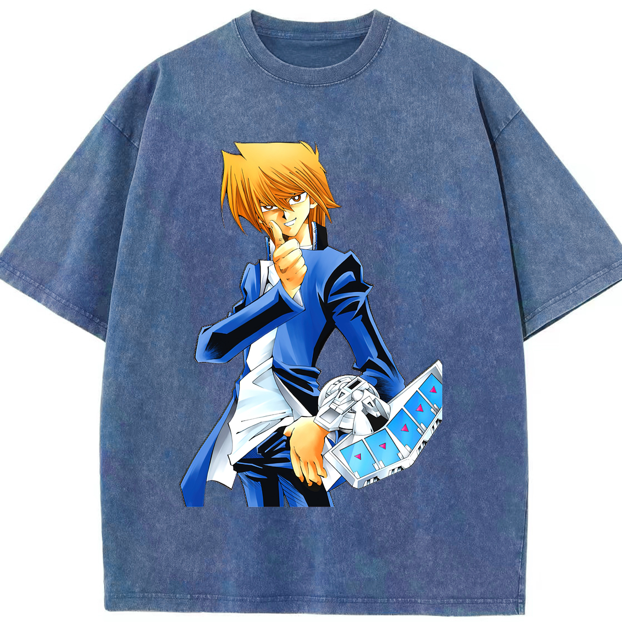 （画像用） 遊☆戯☆王 Yu-Gi-Oh! 綿100% ヴィンテージ風 半袖Tシャツ（フロントプリント）