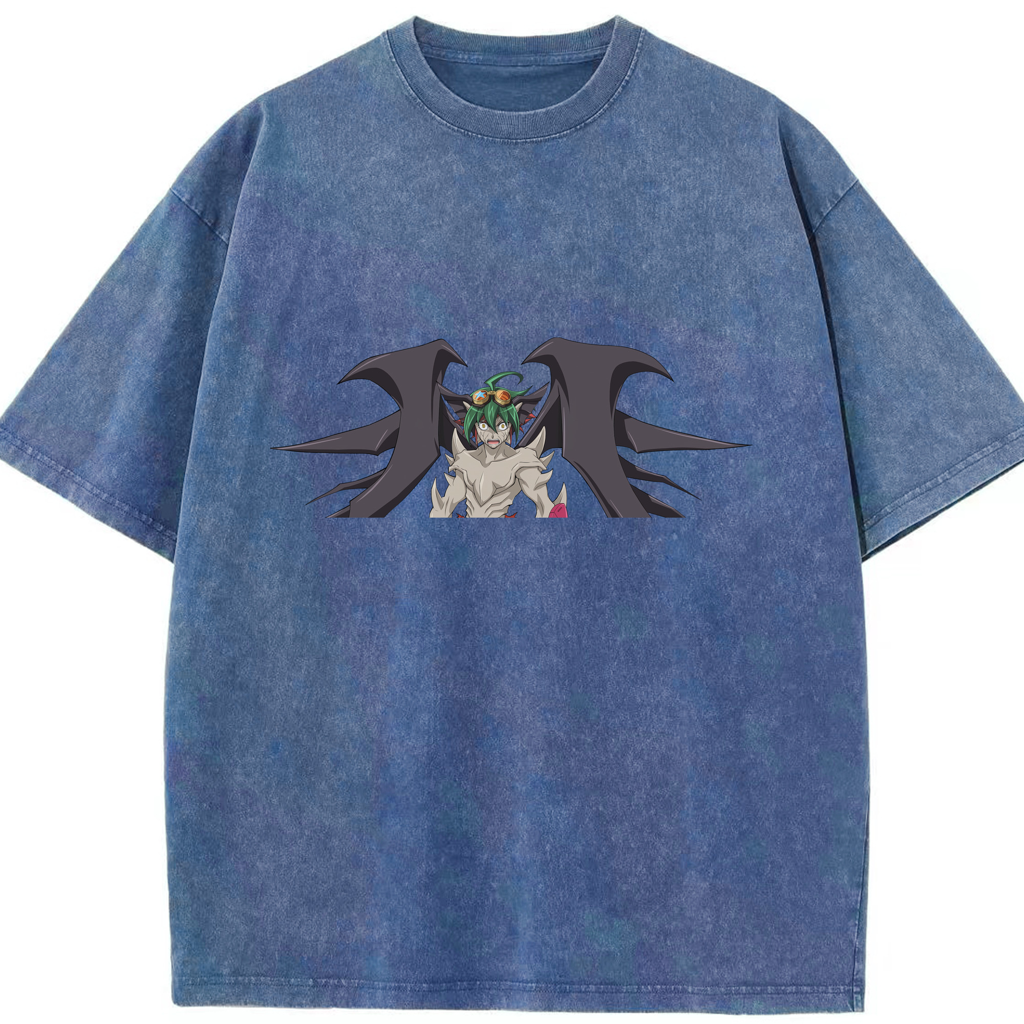 （画像用） 遊☆戯☆王 Yu-Gi-Oh! 綿100% ヴィンテージ風 半袖Tシャツ（フロントプリント）