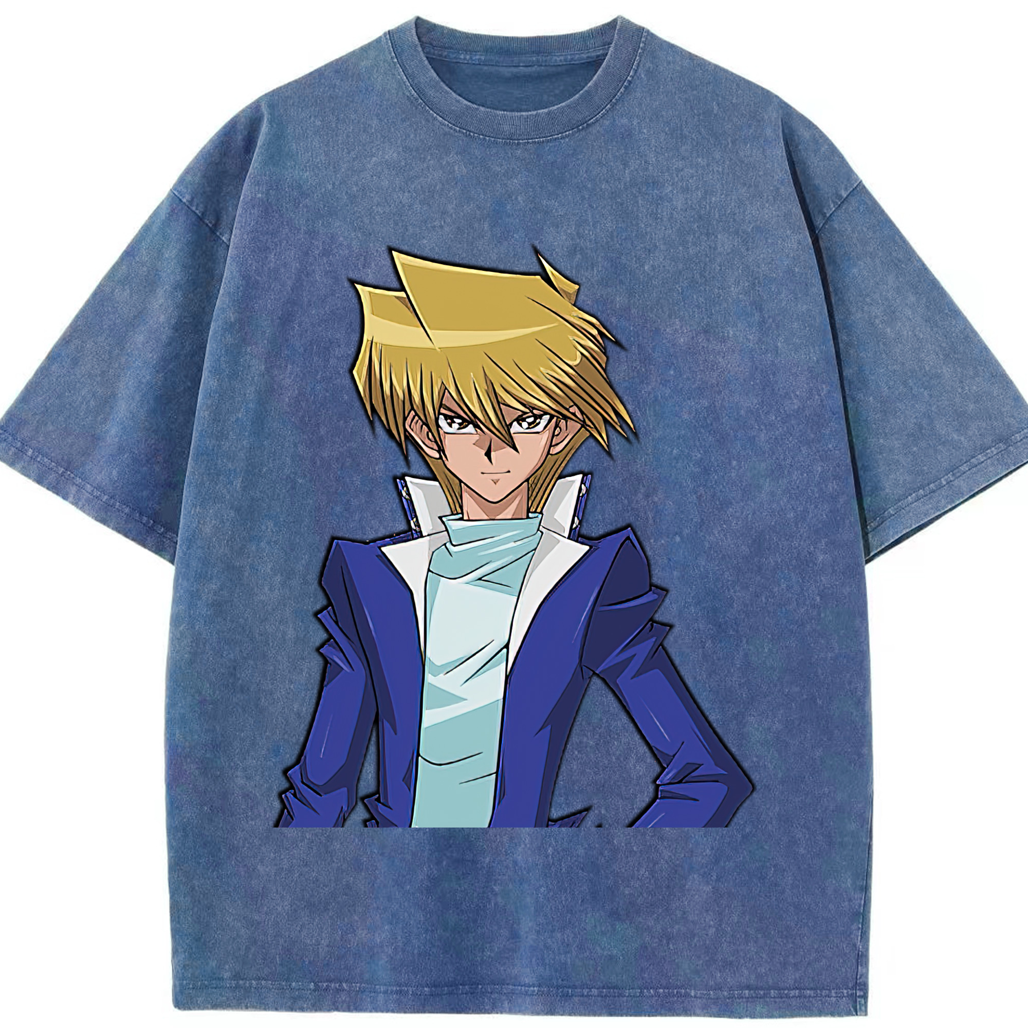 （画像用） 遊☆戯☆王 Yu-Gi-Oh! 綿100% ヴィンテージ風 半袖Tシャツ（フロントプリント）