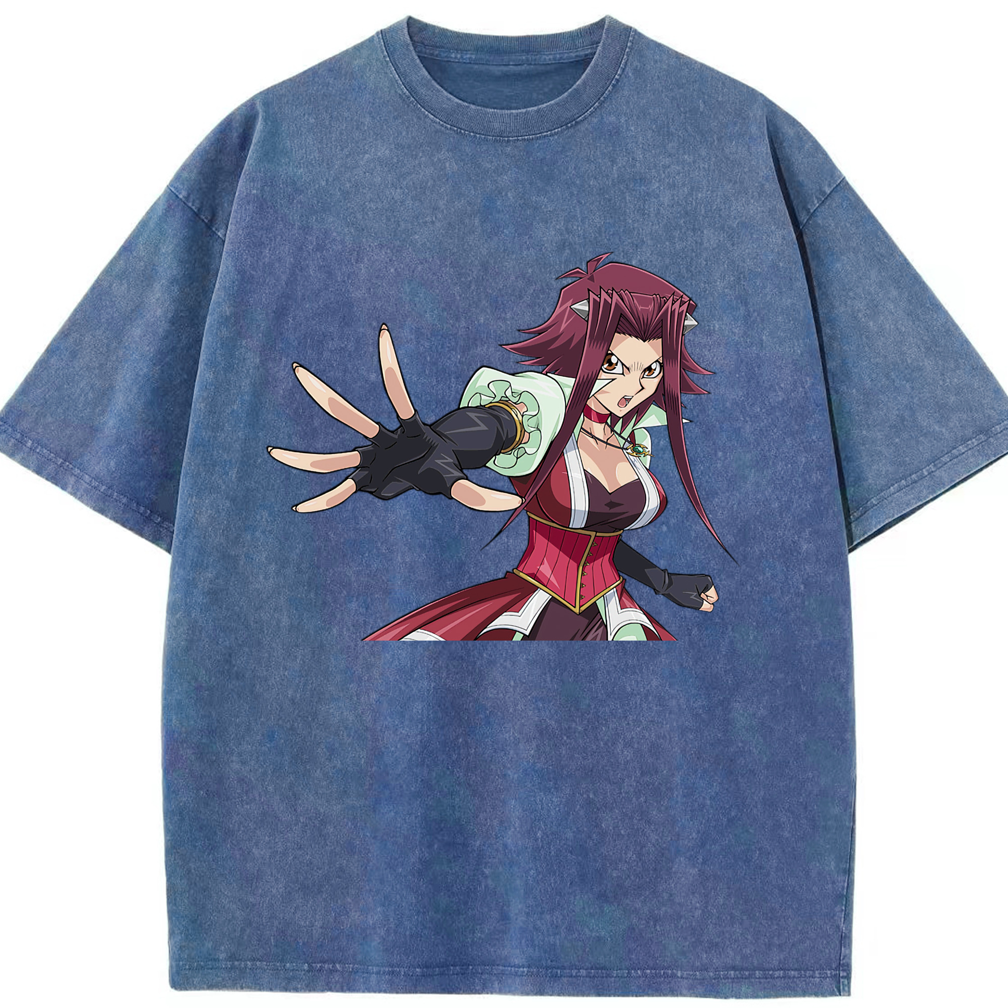 （画像用） 遊☆戯☆王 Yu-Gi-Oh! 綿100% ヴィンテージ風 半袖Tシャツ（フロントプリント）
