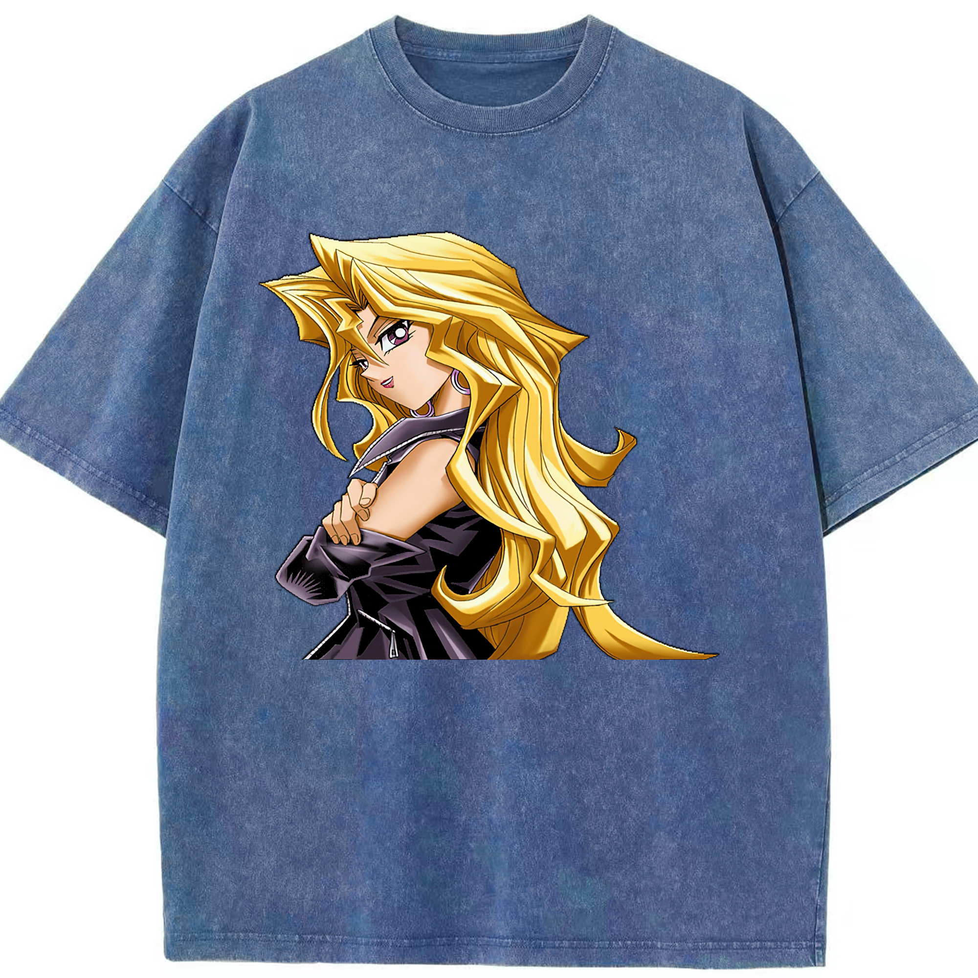 （画像用） 遊☆戯☆王 Yu-Gi-Oh! 綿100% ヴィンテージ風 半袖Tシャツ（フロントプリント）
