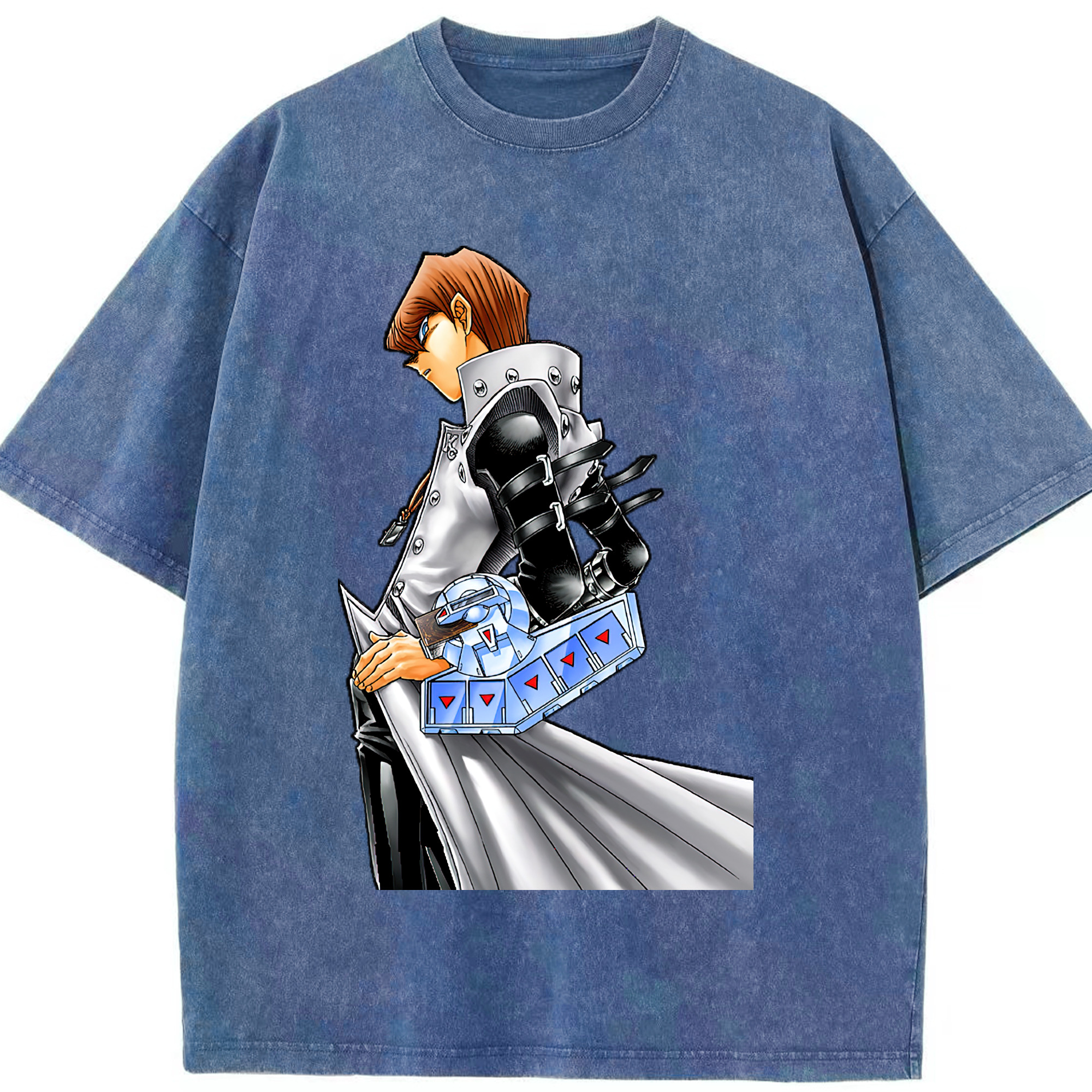 （画像用） 遊☆戯☆王 Yu-Gi-Oh! 綿100% ヴィンテージ風 半袖Tシャツ（フロントプリント）