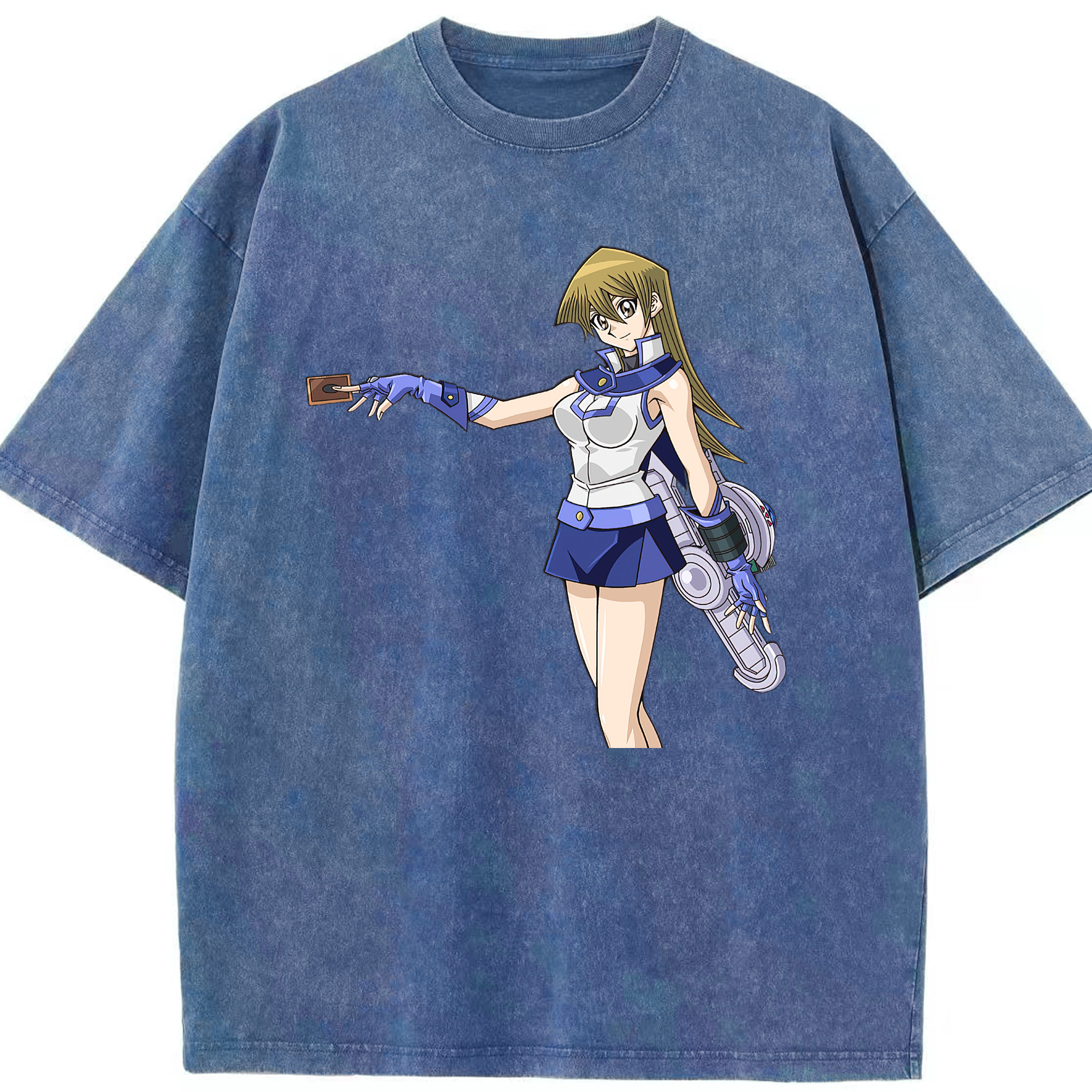 （画像用） 遊☆戯☆王 Yu-Gi-Oh! 綿100% ヴィンテージ風 半袖Tシャツ（フロントプリント）