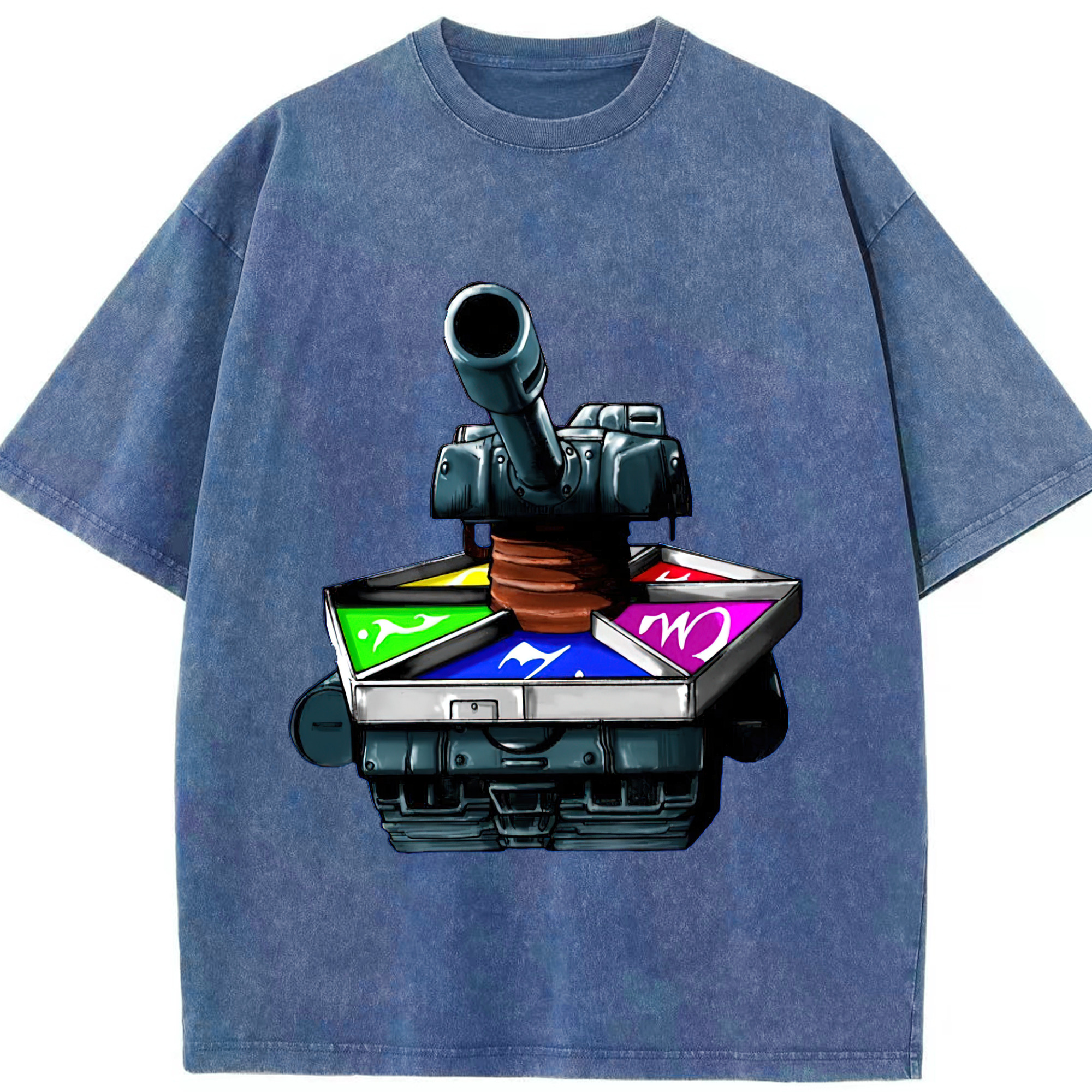 （画像用） 遊☆戯☆王 Yu-Gi-Oh! 綿100% ヴィンテージ風 半袖Tシャツ（フロントプリント）