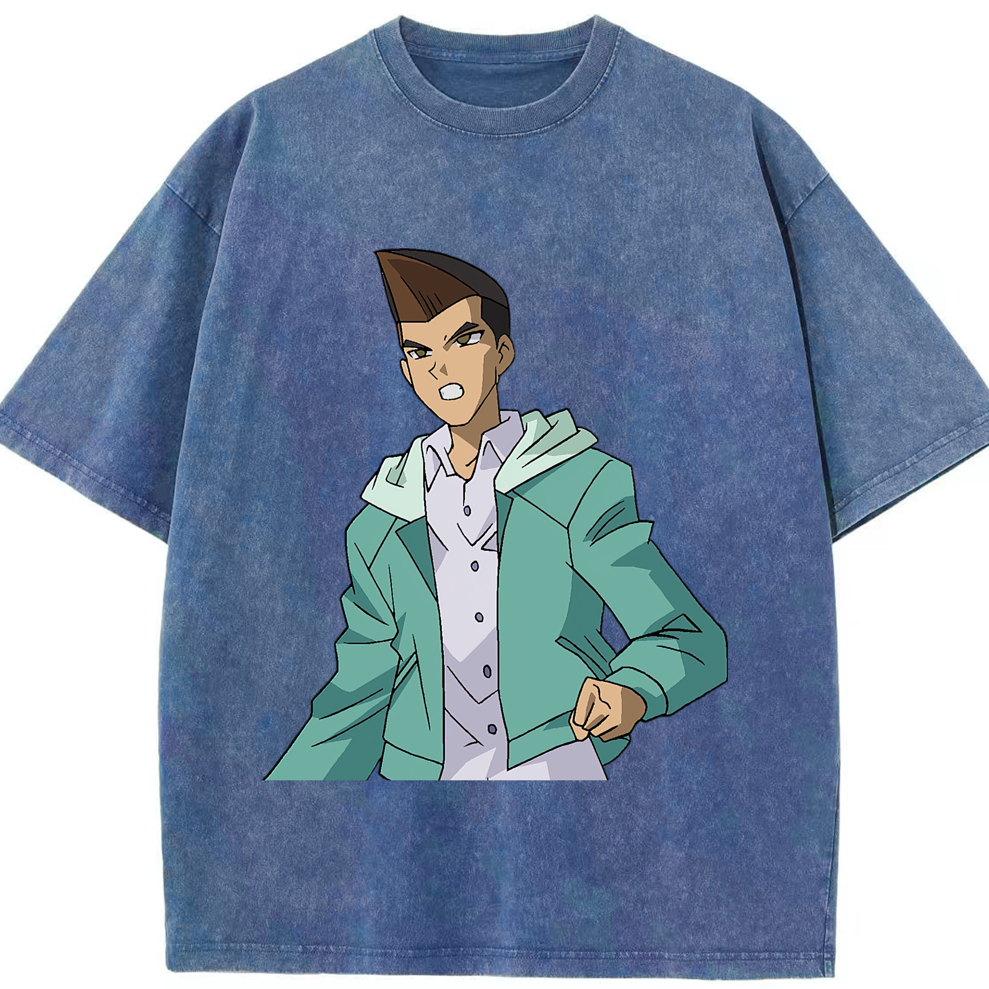 （画像用） 遊☆戯☆王 Yu-Gi-Oh! 綿100% ヴィンテージ風 半袖Tシャツ（フロントプリント）