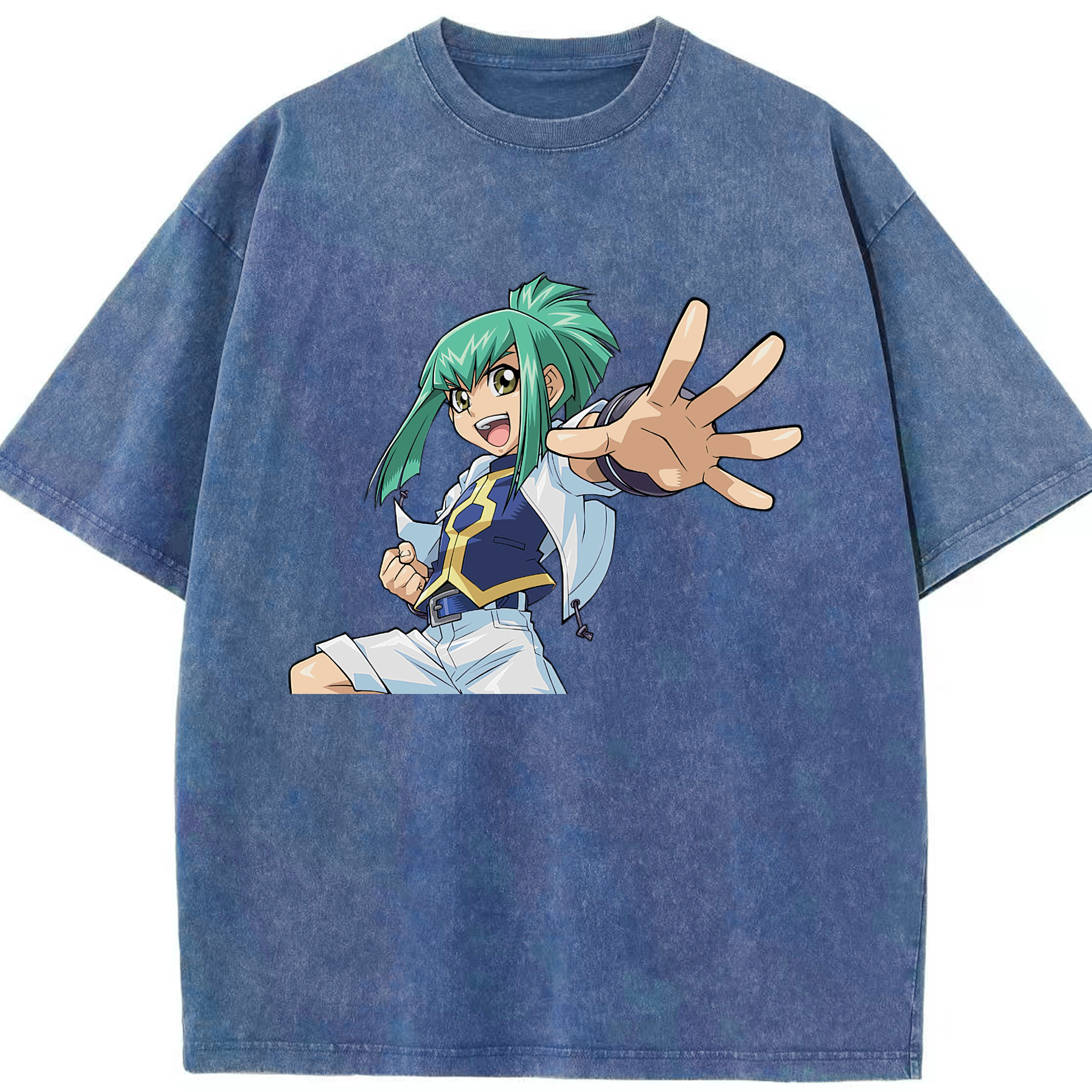 （画像用） 遊☆戯☆王 Yu-Gi-Oh! 綿100% ヴィンテージ風 半袖Tシャツ（フロントプリント）