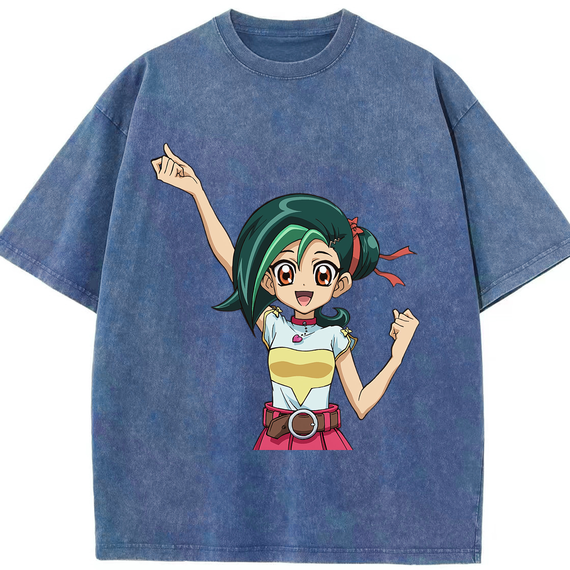 （画像用） 遊☆戯☆王 Yu-Gi-Oh! 綿100% ヴィンテージ風 半袖Tシャツ（フロントプリント）