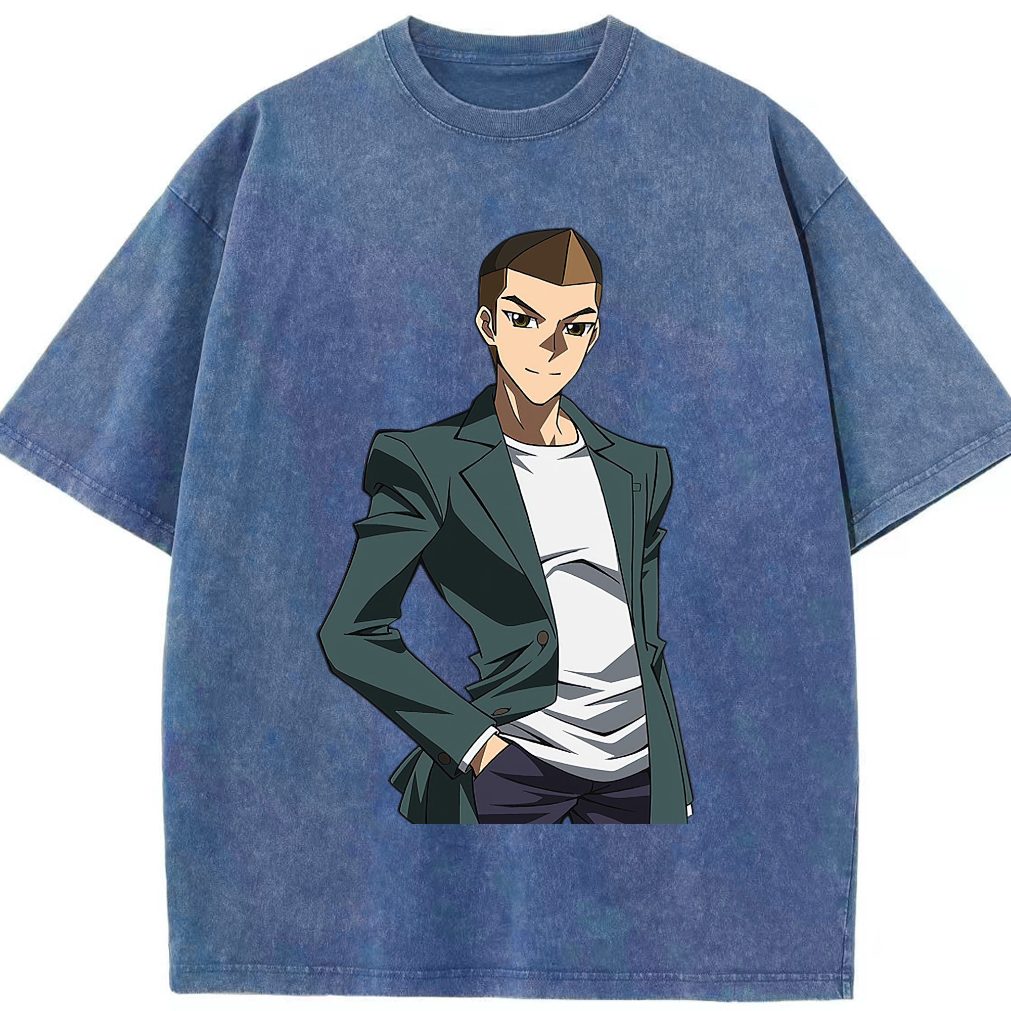 （画像用） 遊☆戯☆王 Yu-Gi-Oh! 綿100% ヴィンテージ風 半袖Tシャツ（フロントプリント）