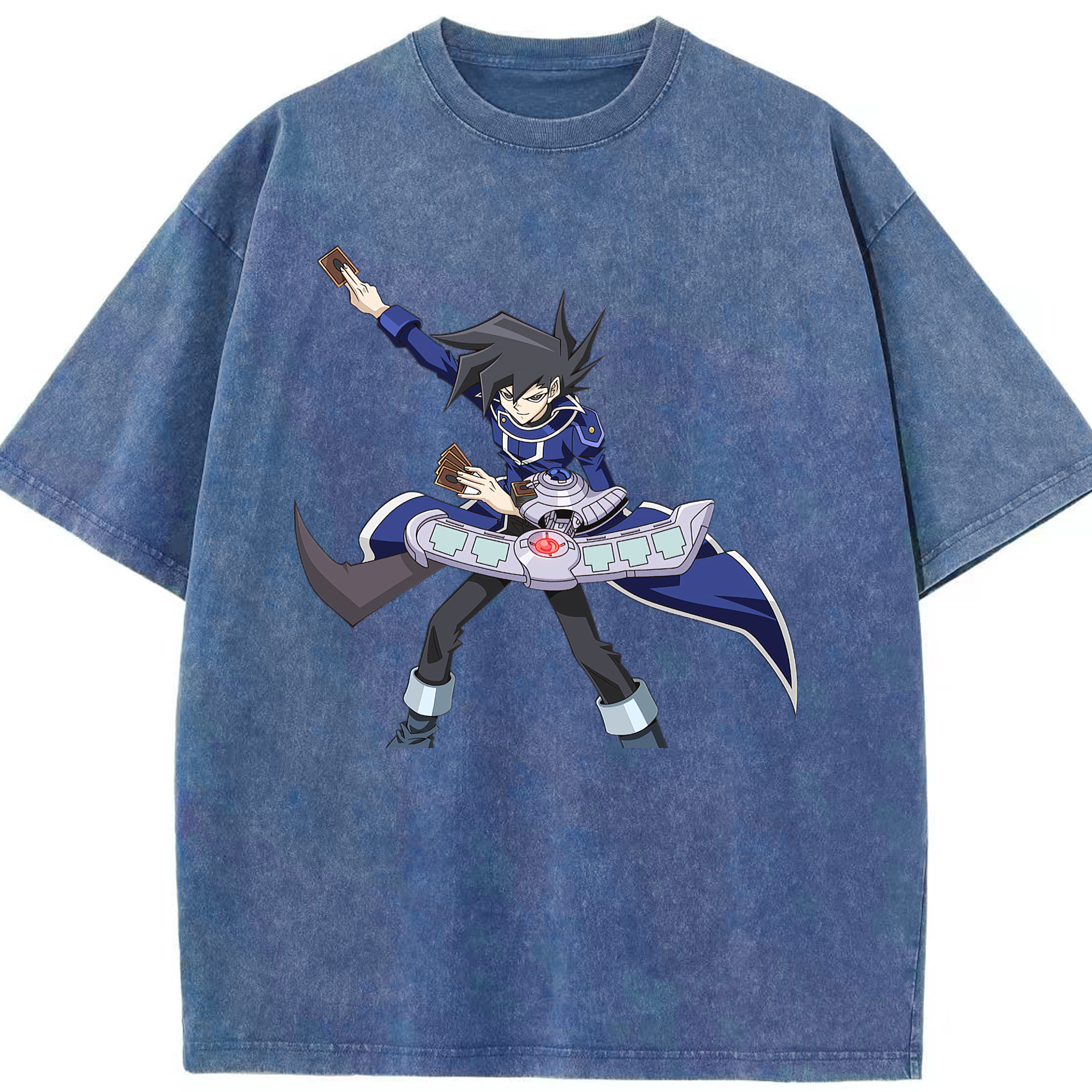 （画像用） 遊☆戯☆王 Yu-Gi-Oh! 綿100% ヴィンテージ風 半袖Tシャツ（フロントプリント）