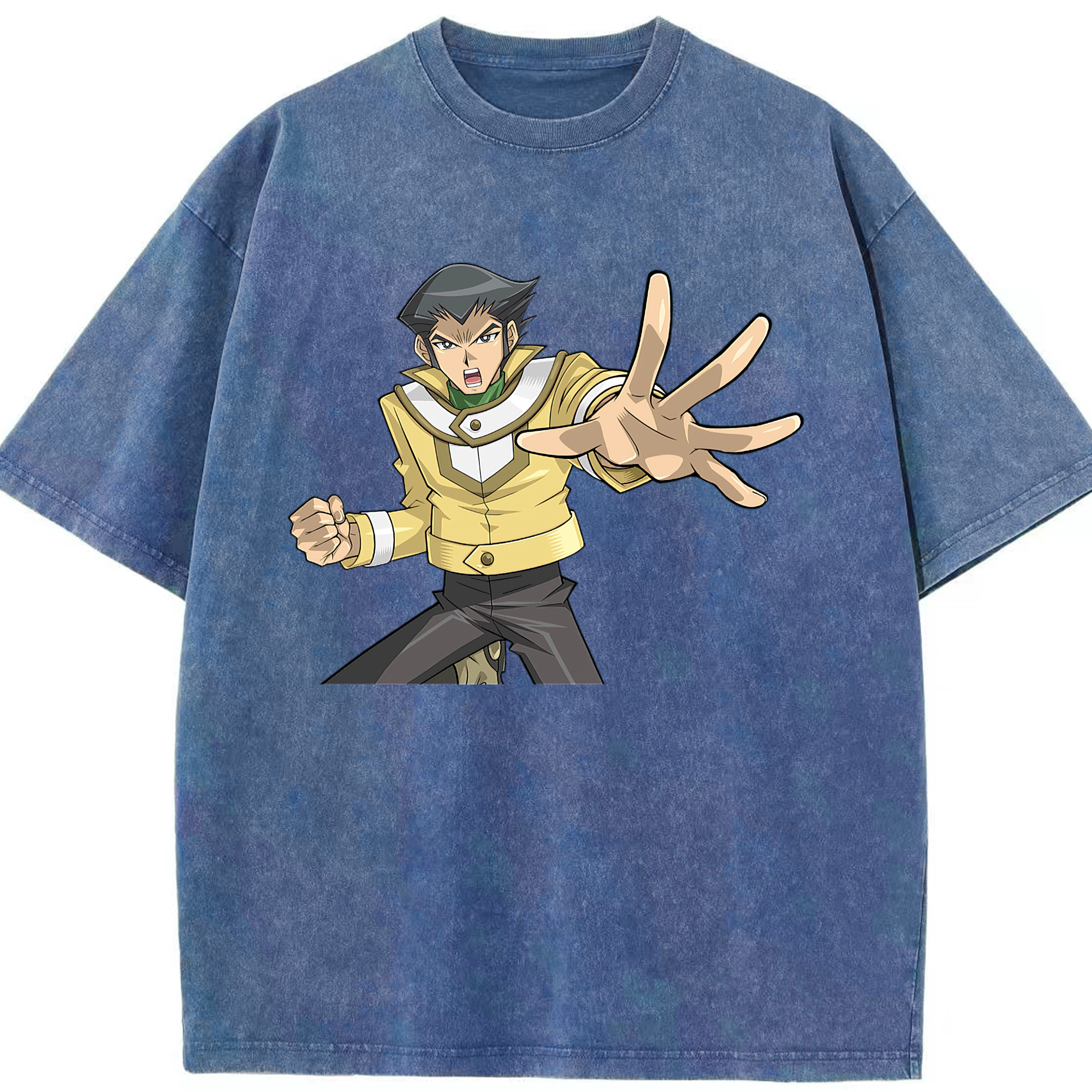 （画像用） 遊☆戯☆王 Yu-Gi-Oh! 綿100% ヴィンテージ風 半袖Tシャツ（フロントプリント）