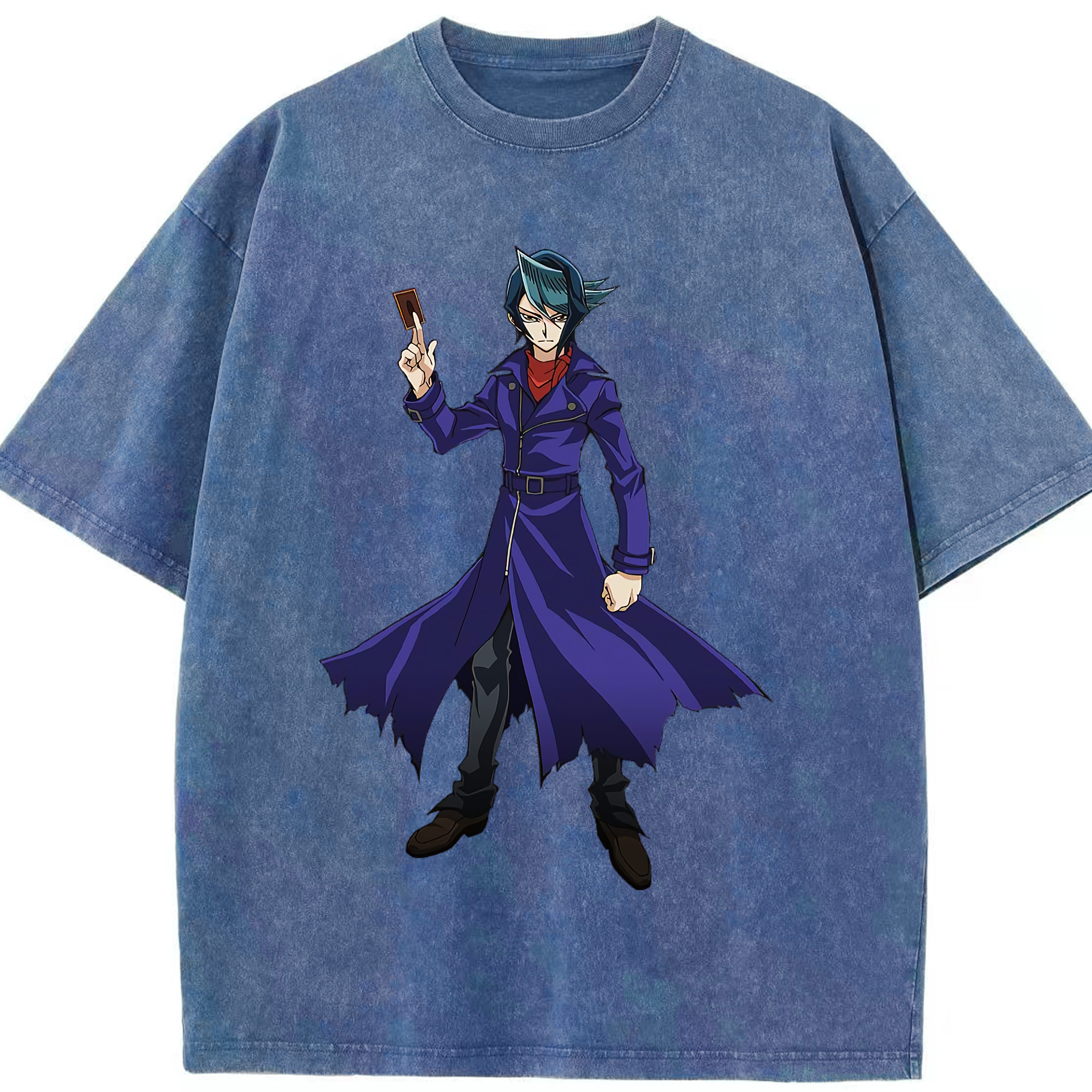 （画像用） 遊☆戯☆王 Yu-Gi-Oh! 綿100% ヴィンテージ風 半袖Tシャツ（フロントプリント）